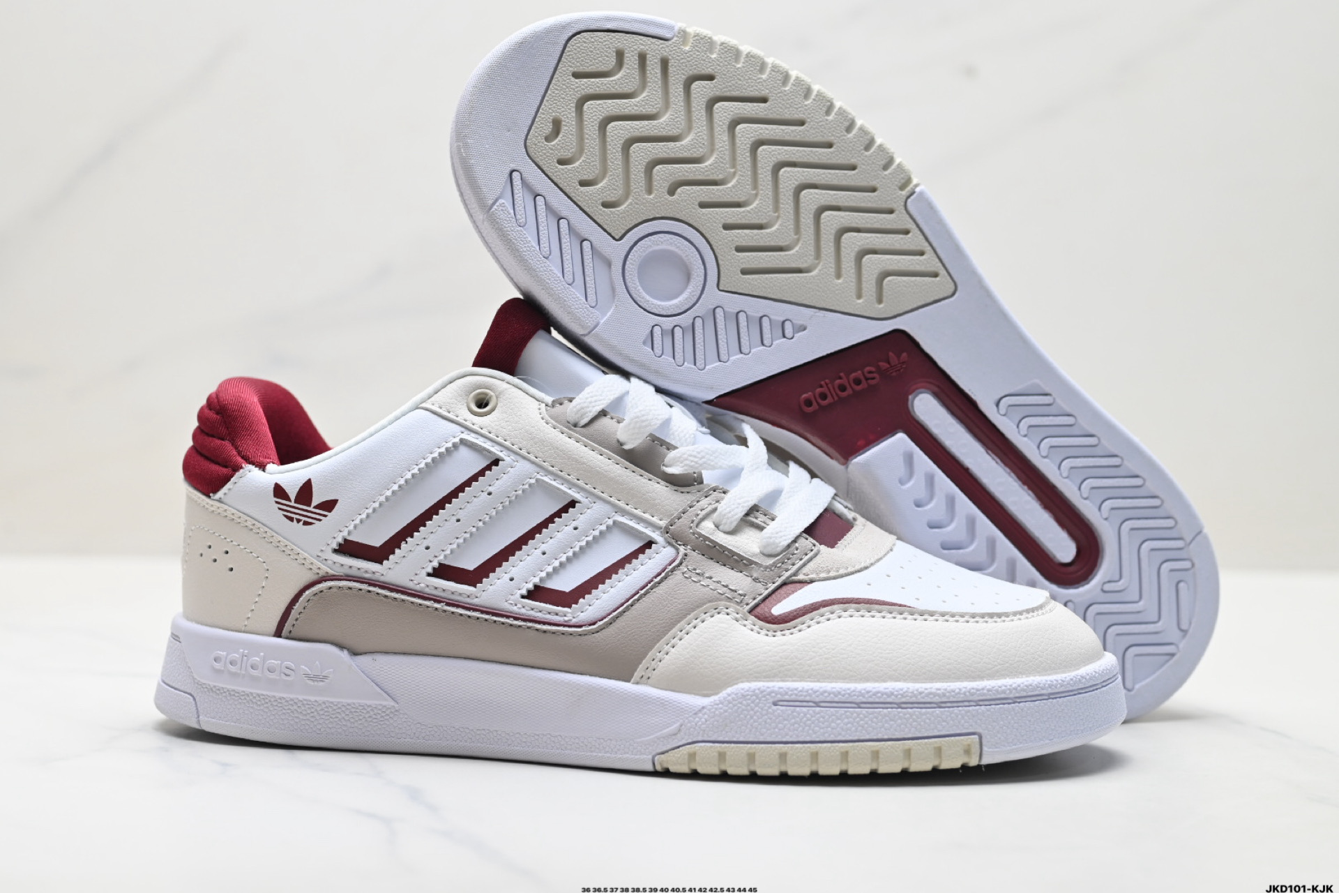 180 Adidas Originals Drop Step 42 Low 2 阿迪达斯 皮革系带 防滑耐磨 低帮板鞋 IG4335