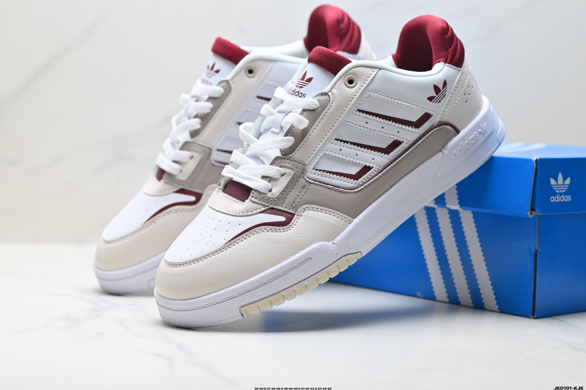180 Adidas Originals Drop Step 42 Low 2 阿迪达斯 皮革系带 防滑耐磨 低帮板鞋 IG4335