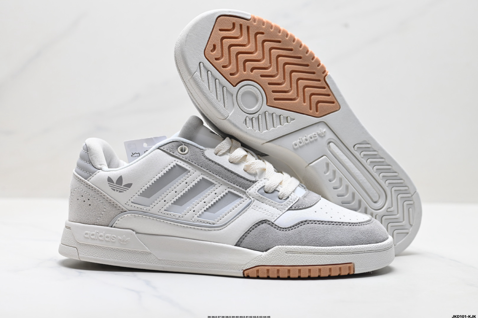 180 Adidas Originals Drop Step 42 Low 2 阿迪达斯 皮革系带 防滑耐磨 低帮板鞋 IG4335