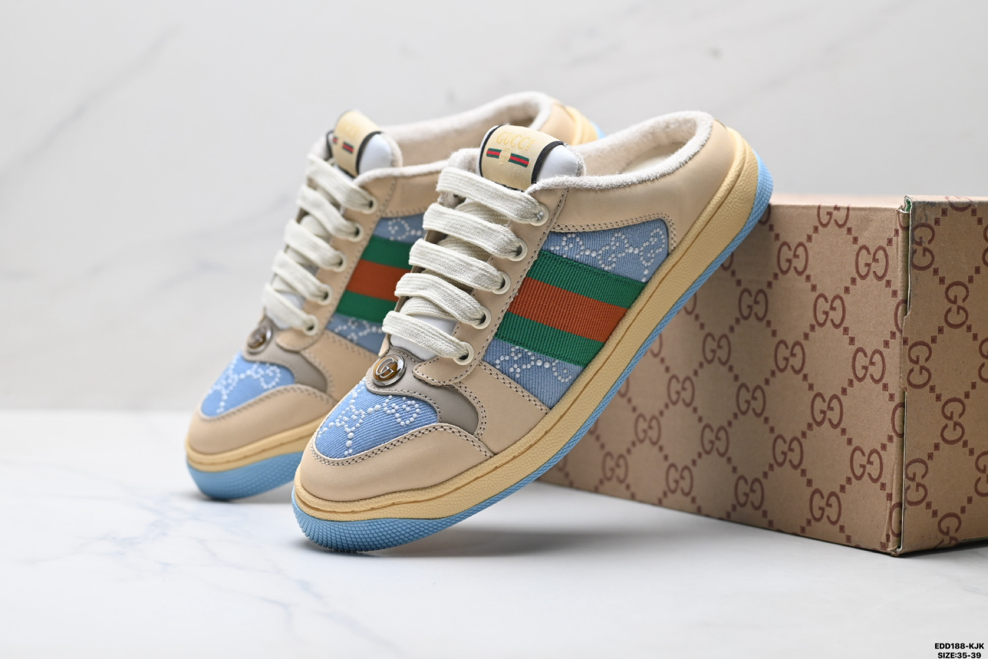 370 纯原GUCCI古驰 Screener 珠光GG图案 平底露跟 穆勒 包头拖鞋-Chinese UA Cheap High Quatity Brand Clothes Bags handbags Sneakers wholesale wholesaler seller from China Factory suppliers Fashion Clothing Shoes best Quality Beautiful Price 370 纯原GUCCI古驰 Screener 珠光GG图案 平底露跟 穆勒 包头拖鞋