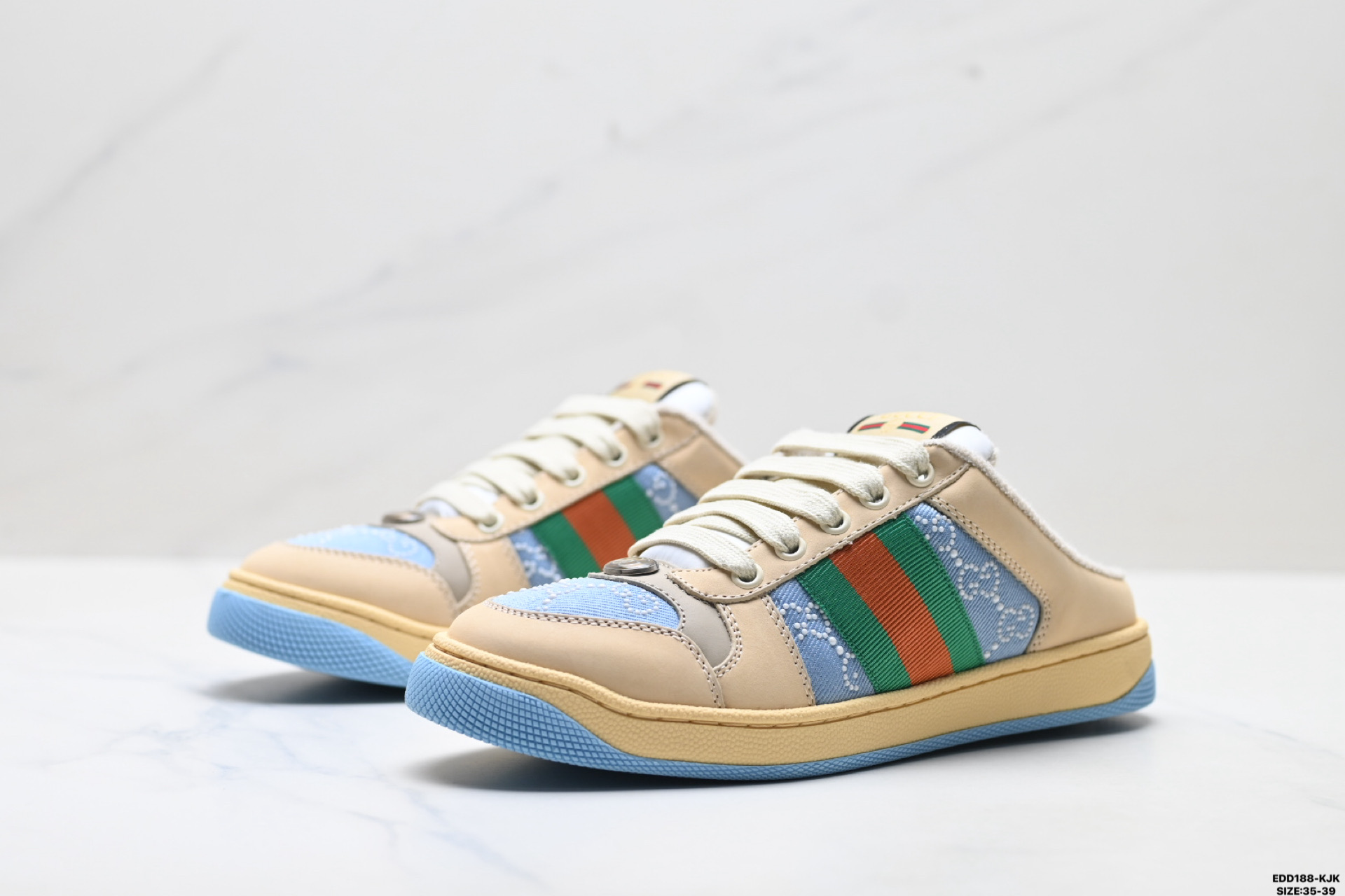 370 纯原GUCCI古驰 Screener 珠光GG图案 平底露跟 穆勒 包头拖鞋-Chinese UA Cheap High Quatity Brand Clothes Bags handbags Sneakers wholesale wholesaler seller from China Factory suppliers Fashion Clothing Shoes best Quality Beautiful Price 370 纯原GUCCI古驰 Screener 珠光GG图案 平底露跟 穆勒 包头拖鞋
