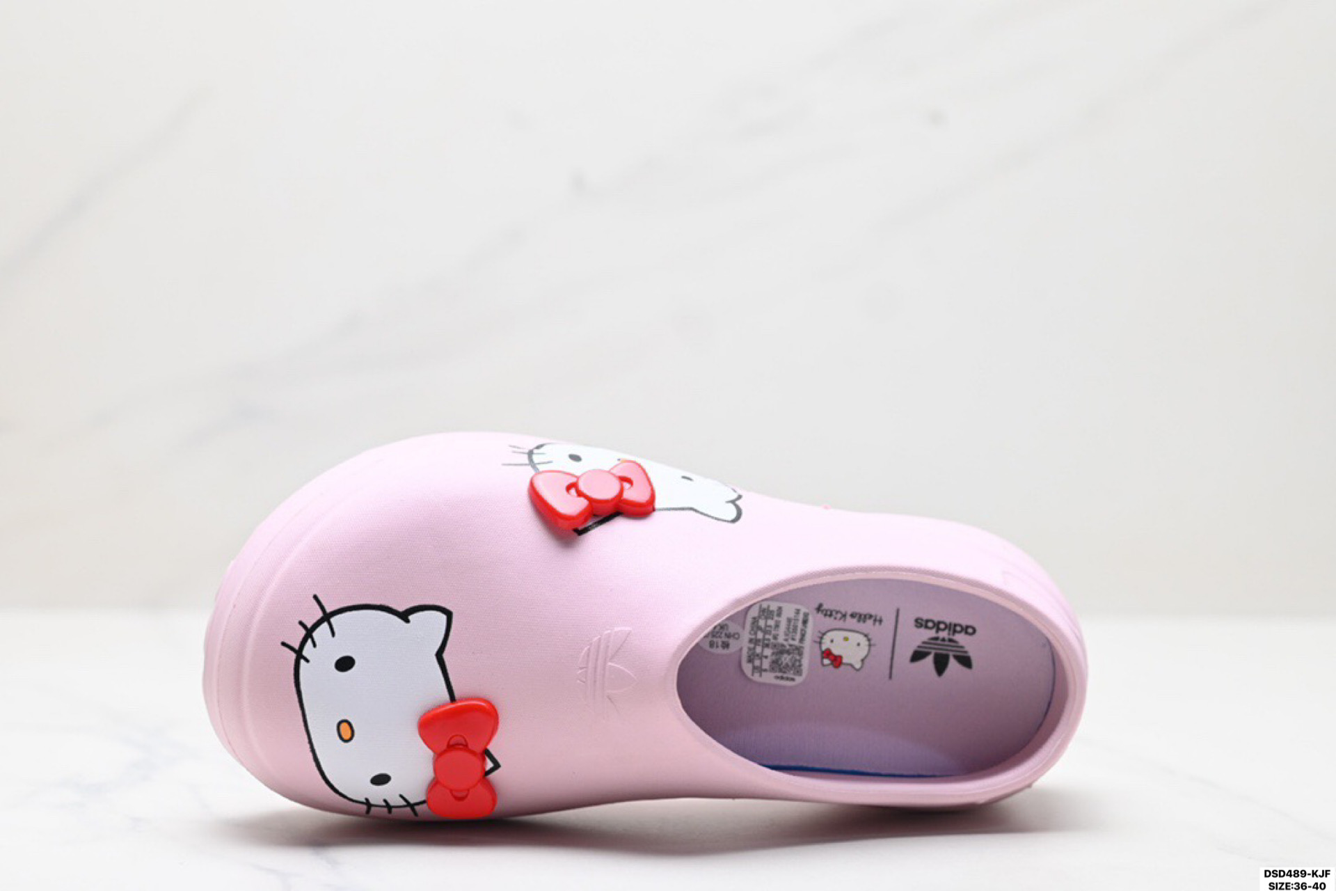 110 Adidas Originals Adifom Stan Smith Mule Hello Kitty联名 阿迪达斯 厨师鞋 IE7051
