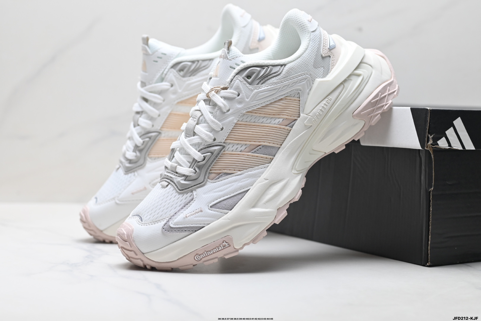 190 Adidas XLG STOEDGE阿迪达斯 舒适 防滑 老爹鞋 鞋面由轻薄透气的网布制成 KI1855