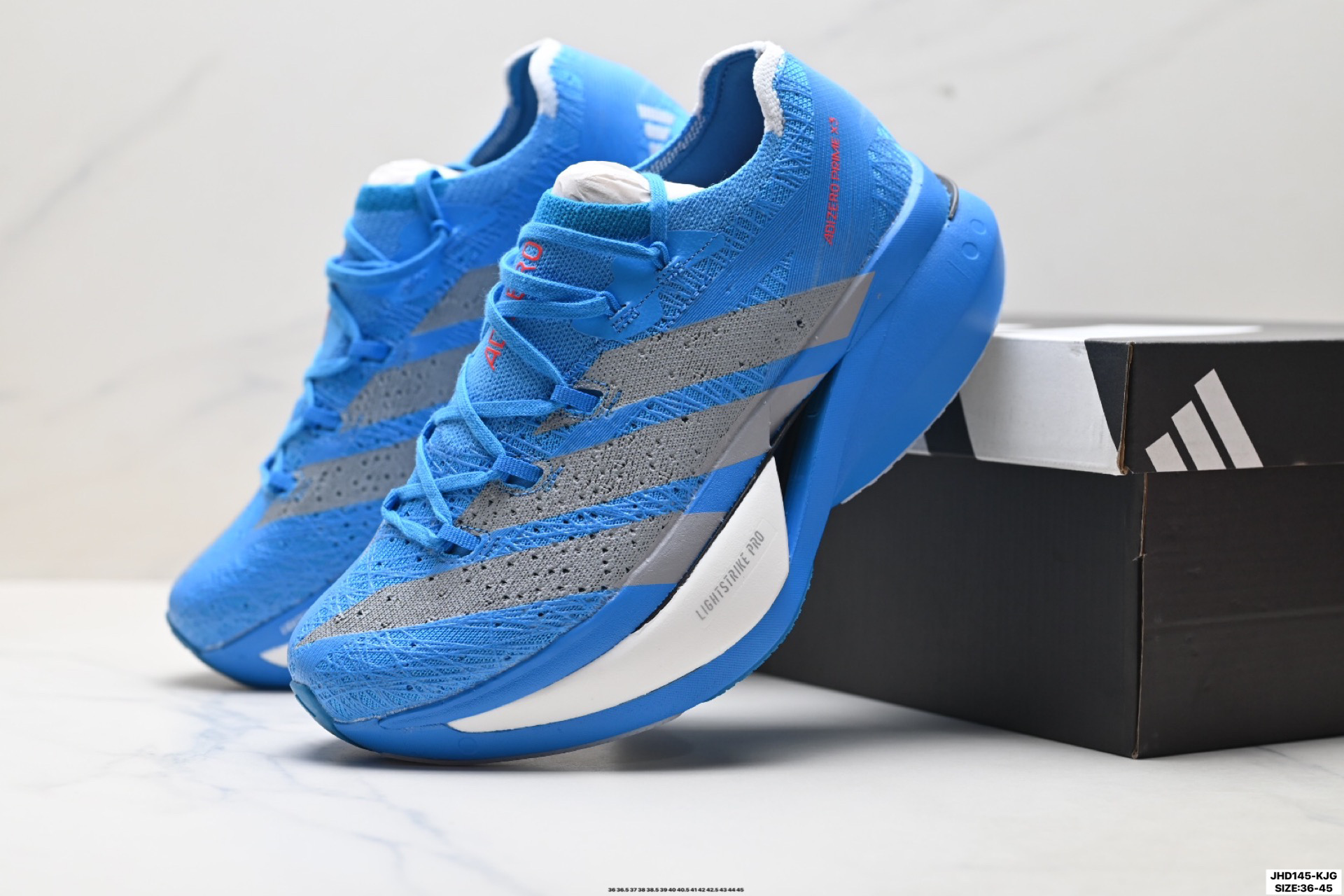 210 Adidas Adizero Prime X 3.0 Strung箱根系列 专业竞训 碳板碳柱 阿迪达斯 经典马拉松跑步鞋 KJ6946
