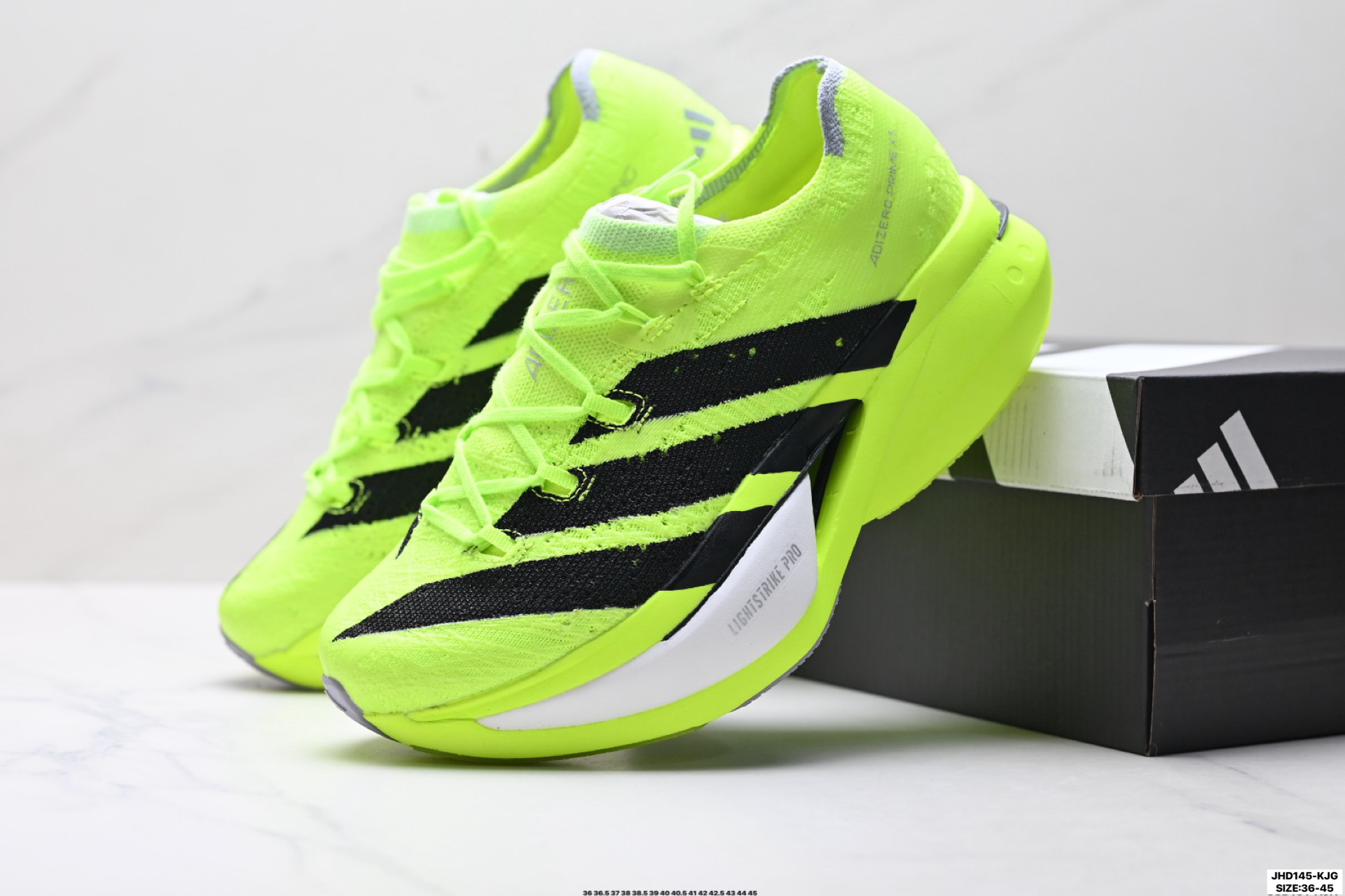 210 Adidas Adizero Prime X 3.0 Strung箱根系列 专业竞训 碳板碳柱 阿迪达斯 经典马拉松跑步鞋 KJ6946
