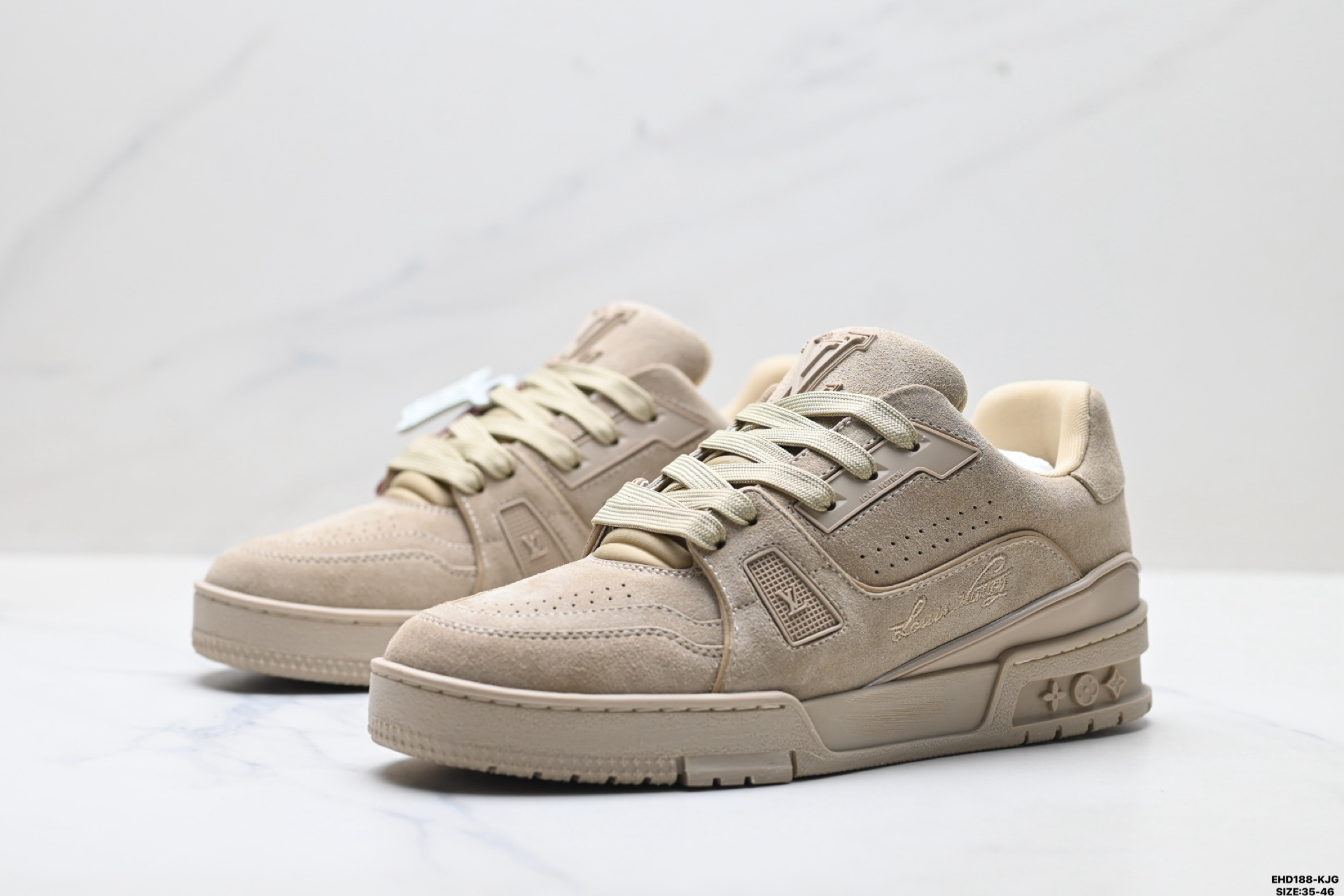 450 纯原Louis Vuitton Trainer Sneaker Low 路易威登 高奢休闲运动文化百搭板鞋