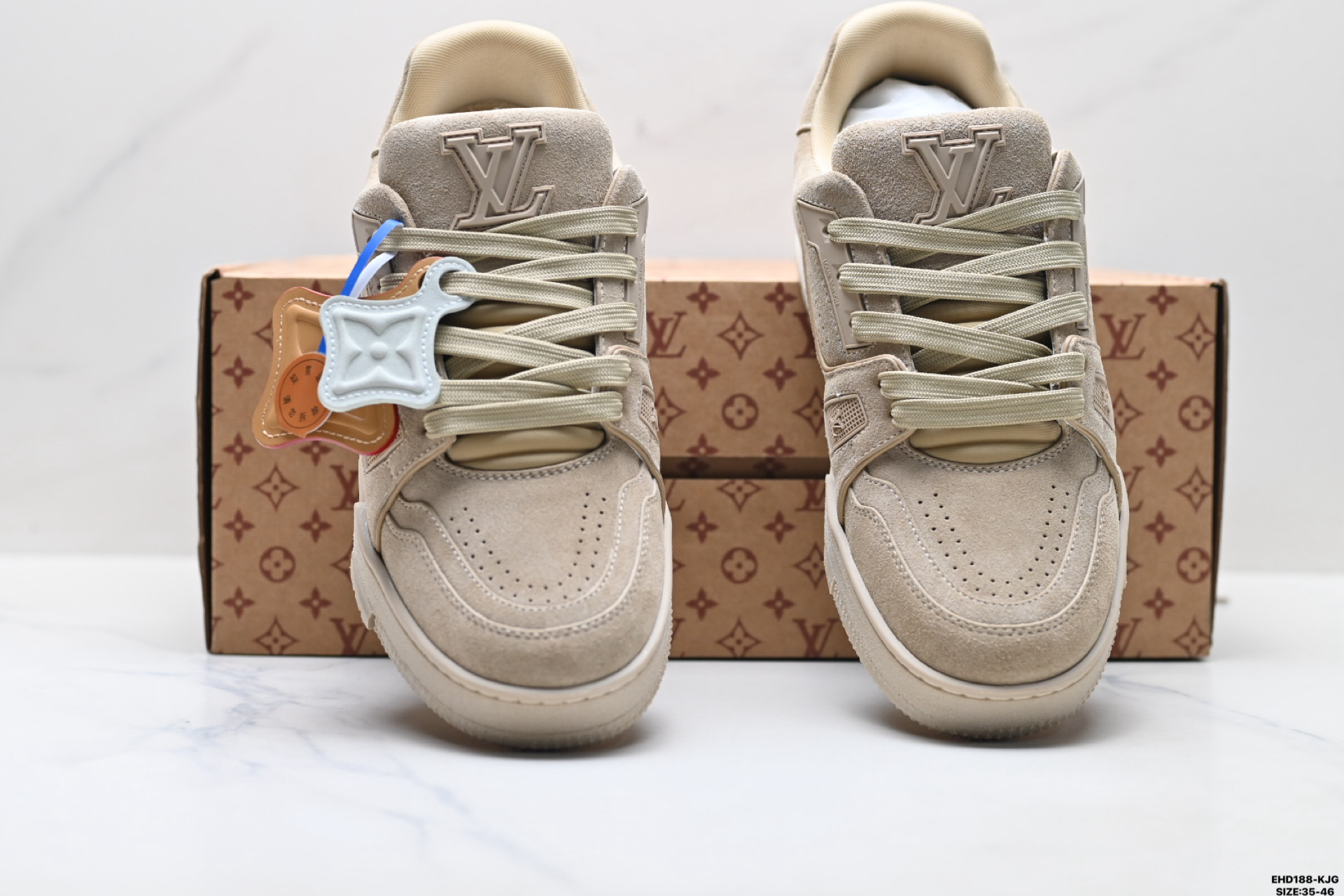 450 纯原Louis Vuitton Trainer Sneaker Low 路易威登 高奢休闲运动文化百搭板鞋