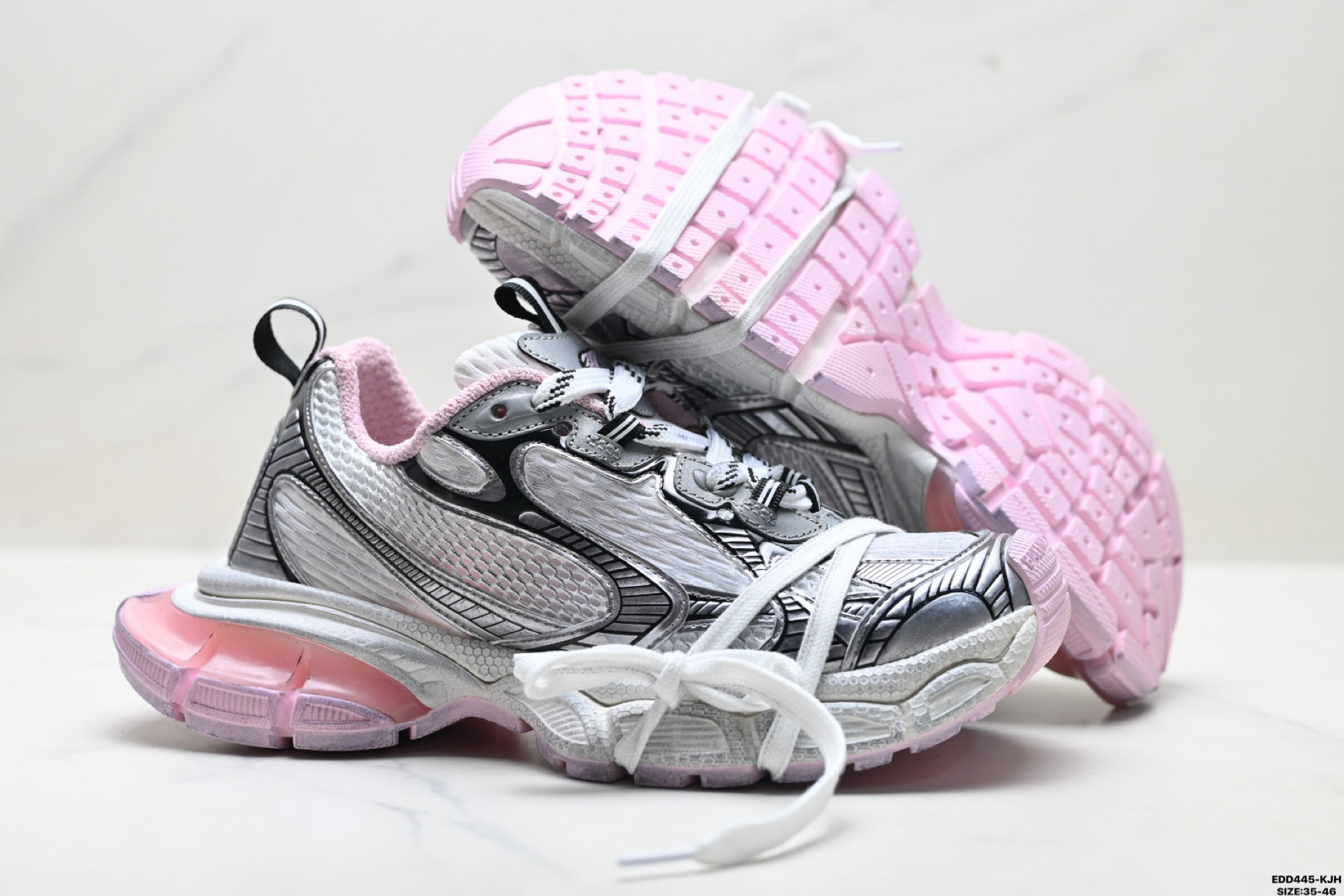 370 Balenciaga巴黎世家 3XL 网布透气 低帮复古老爹鞋 679442 W1B02 010