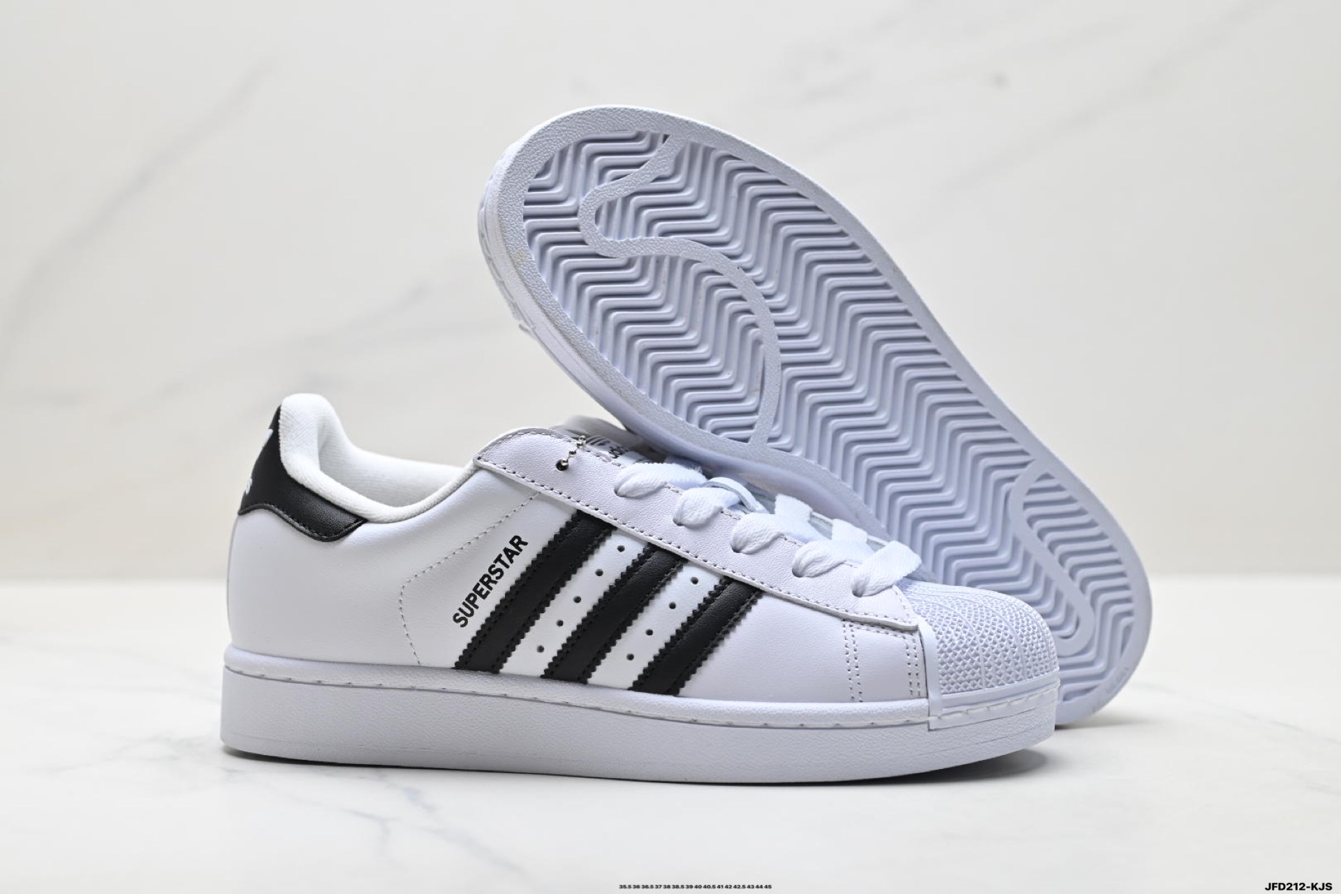 190 Adidas Originals Superstar XLG 阿迪达斯 贝壳头系列低帮厚底松糕经典百搭休闲运动板鞋 JH9977