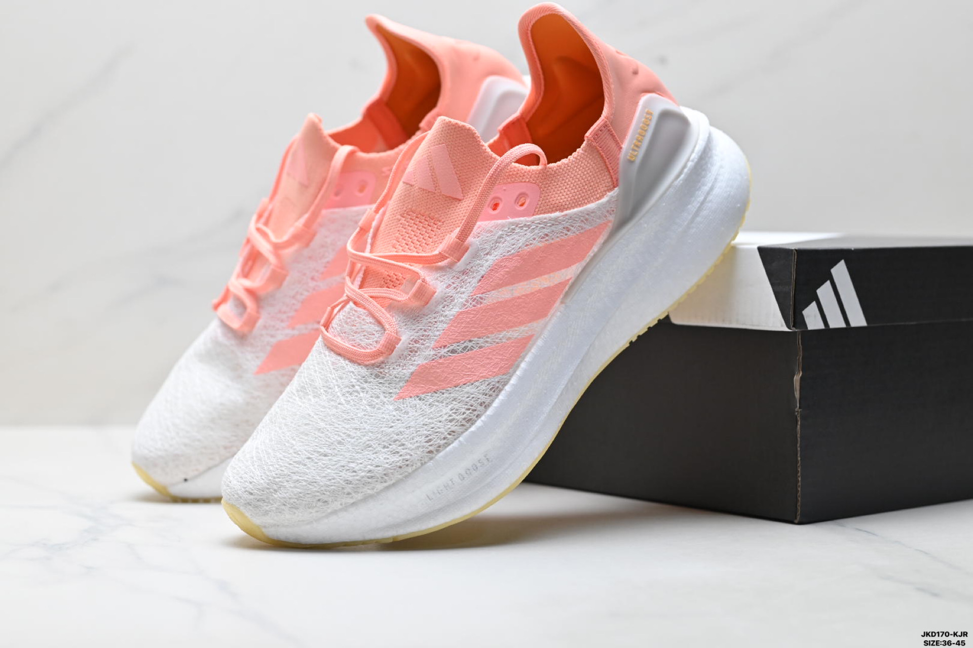 180 Adidas ULTRABOOST5 STRUNG阿迪达斯 耐磨缓震 Boost 爆米花 休闲运动跑鞋 lH6414