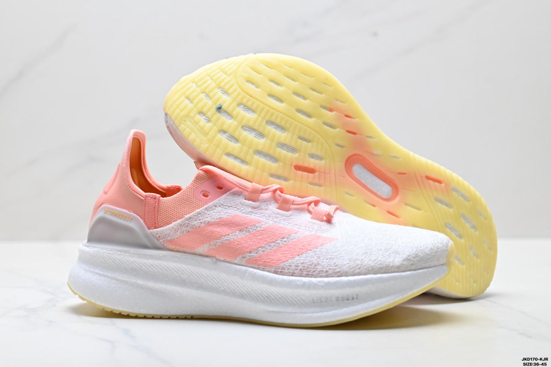 180 Adidas ULTRABOOST5 STRUNG阿迪达斯 耐磨缓震 Boost 爆米花 休闲运动跑鞋 lH6414