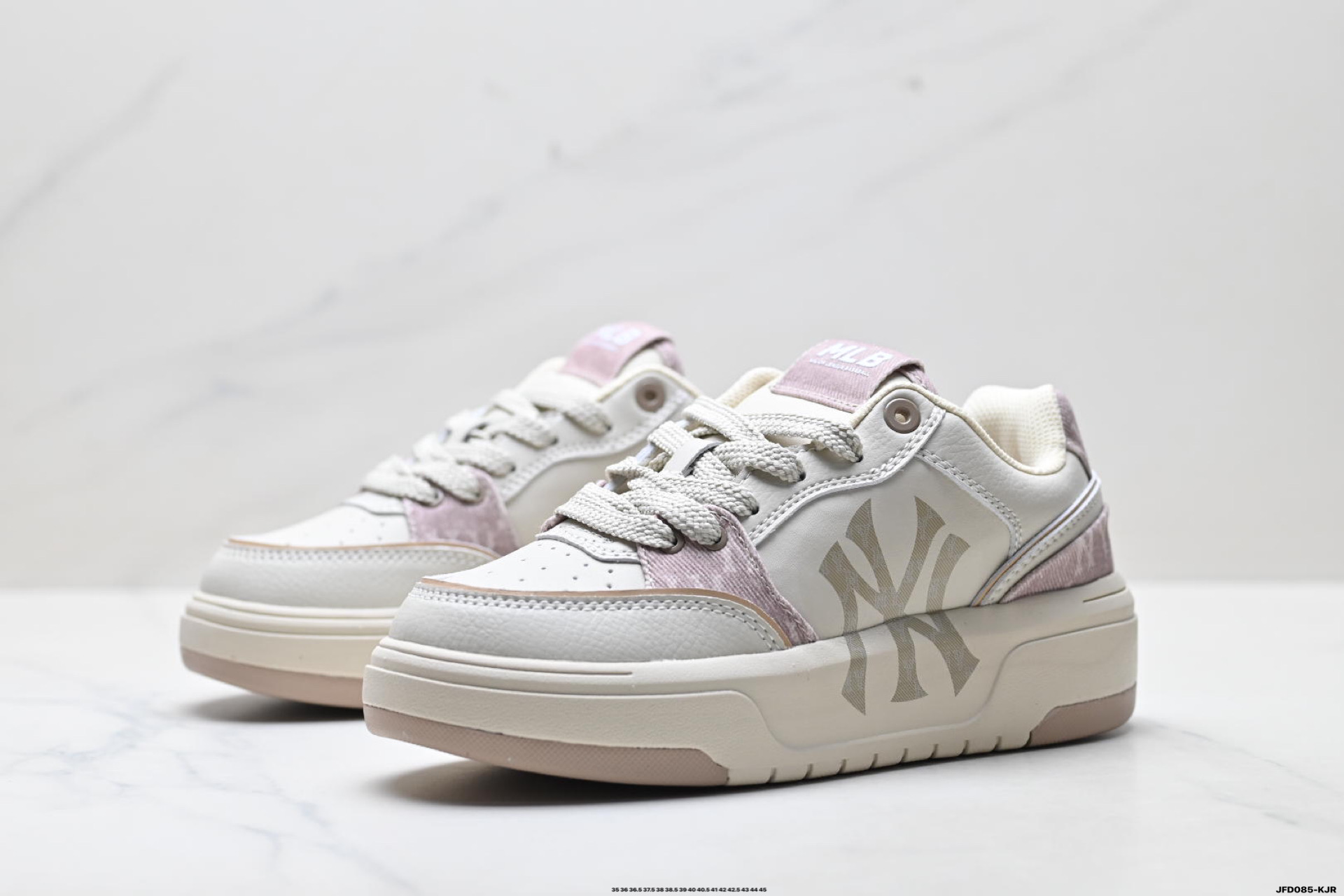 190 MLB CHUNKY LINER DENIM 潮流百搭 厚底增高休闲鞋 防滑耐磨 低帮 老爹鞋 3ASXM056N