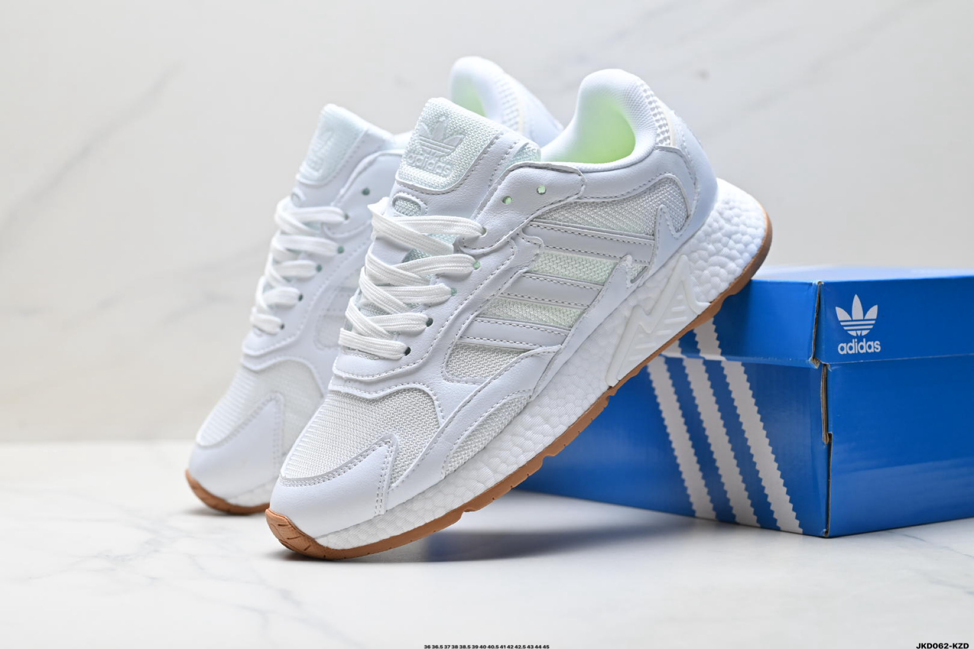 180 Adidas Originals TreRun PU网布 编织 经典 舒适减震 阿迪达斯 低帮休闲鞋 EF0518
