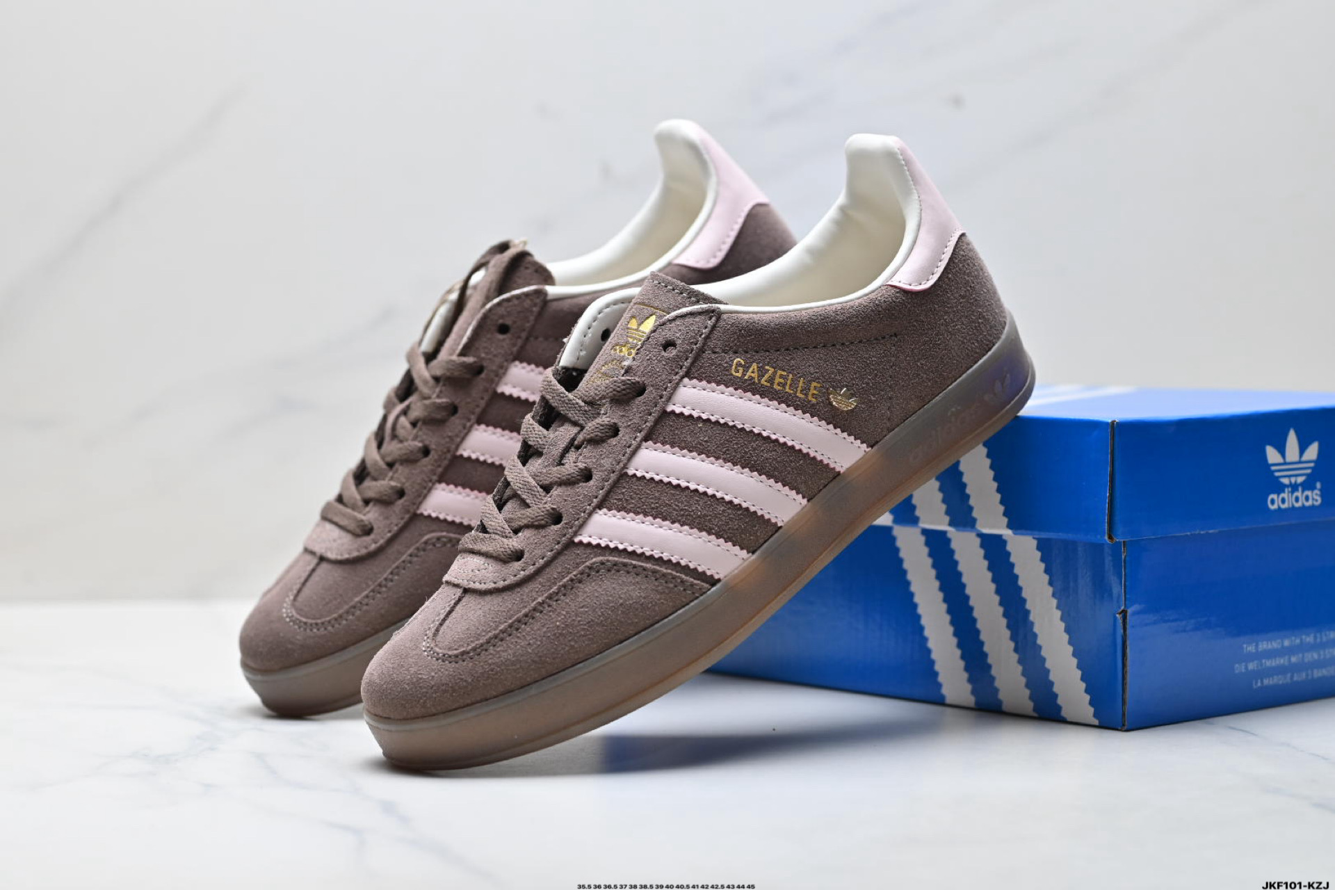 185 Adidas Originals Gazelle INdoor 阿迪达斯 三叶草休闲防滑耐磨低帮板鞋 JR2431