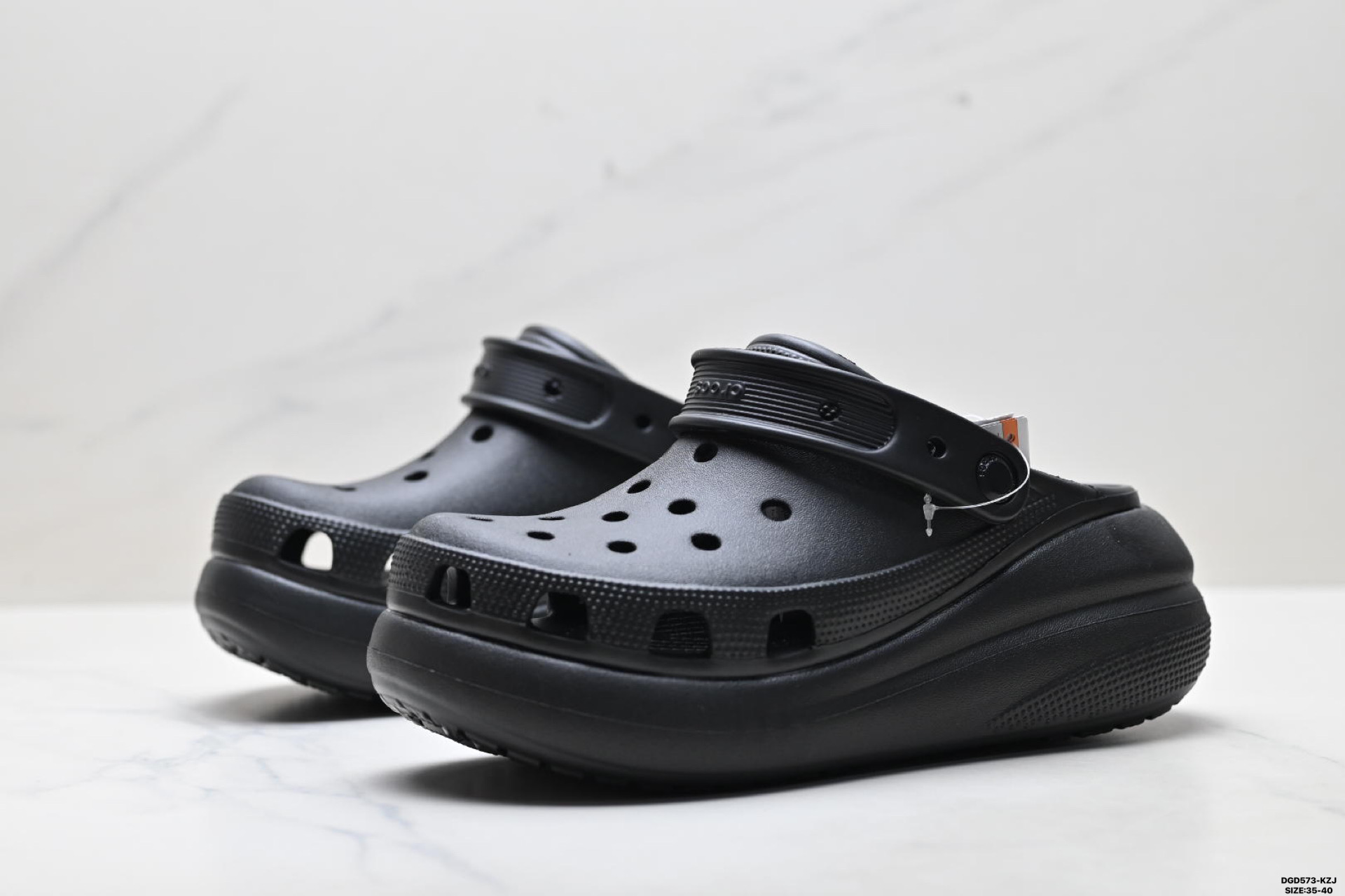 90 东莞大厂订单 Crocs 卡洛驰 洞洞鞋 泡芙经典款 大底厚度约5CM 轻便增高