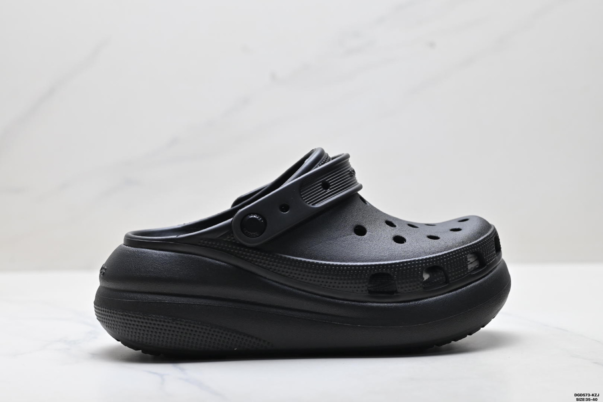 90 东莞大厂订单 Crocs 卡洛驰 洞洞鞋 泡芙经典款 大底厚度约5CM 轻便增高
