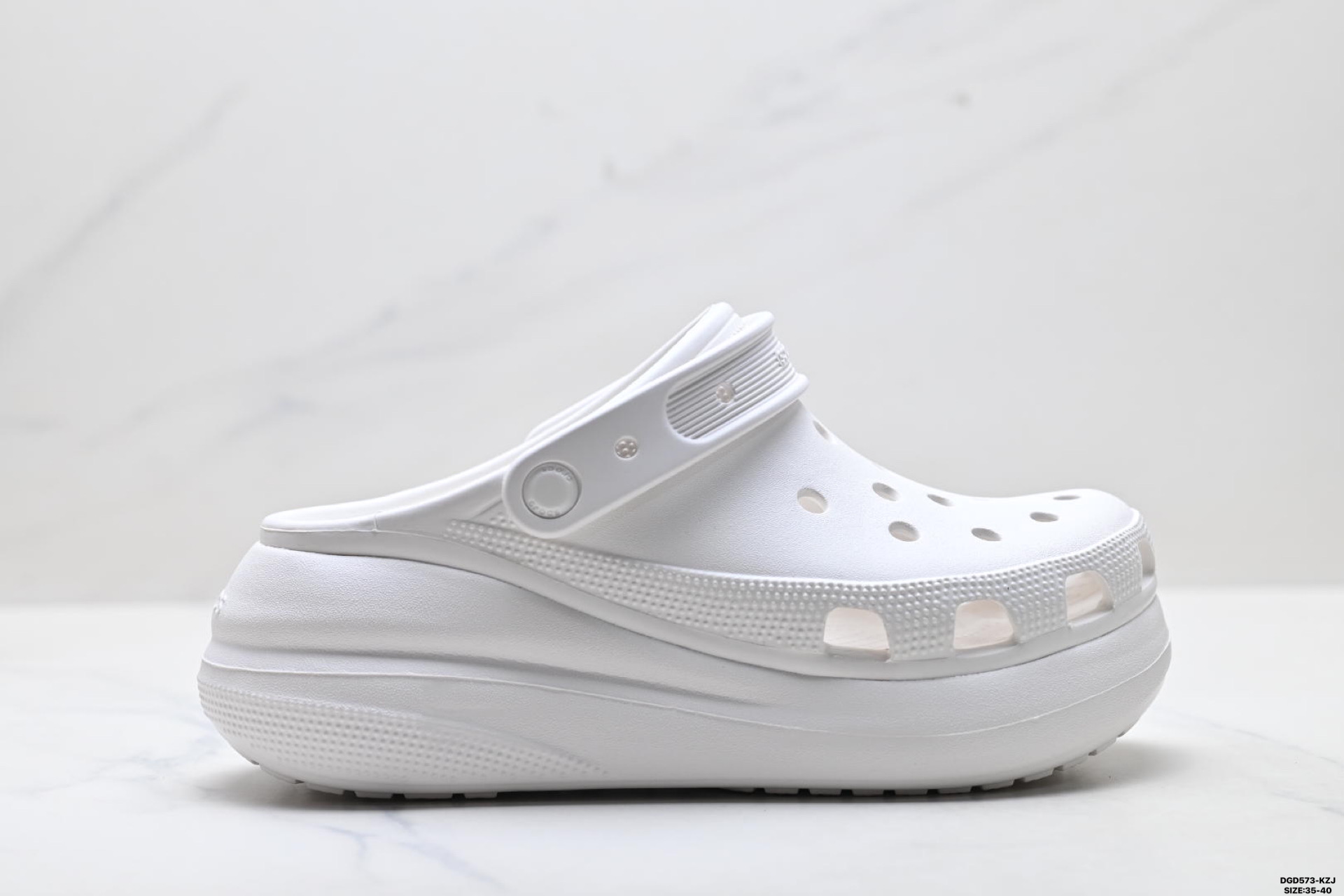 90 东莞大厂订单 Crocs 卡洛驰 洞洞鞋 泡芙经典款 大底厚度约5CM 轻便增高
