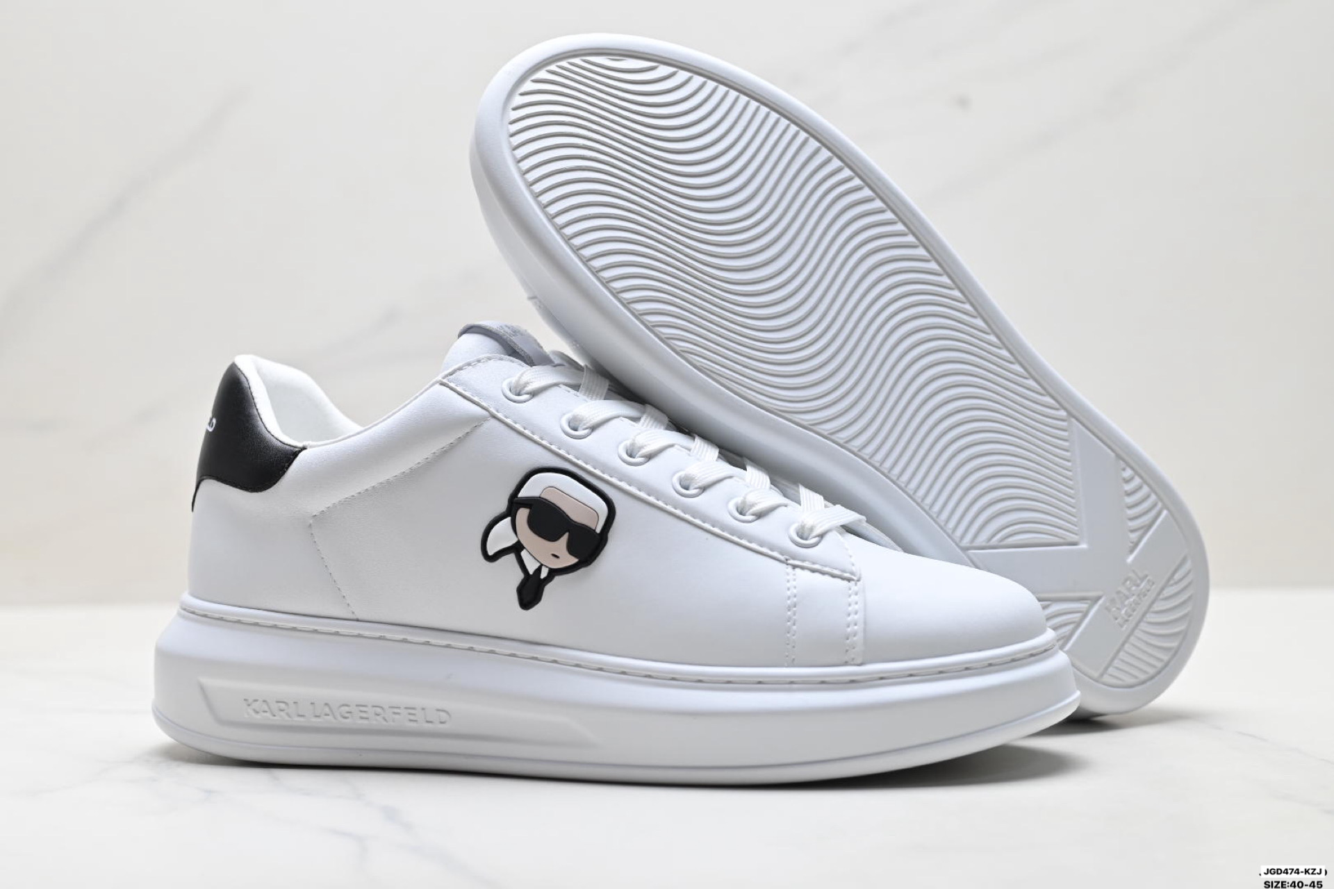200 KARL LAGERFELD 卡尔 拉格斐 舒适简约 低帮板鞋-Chinese UA Cheap High Quatity Brand Clothes Bags handbags Sneakers wholesale wholesaler seller from China Factory suppliers Fashion Clothing Shoes best Quality Beautiful Price 200 KARL LAGERFELD 卡尔 拉格斐 舒适简约 低帮板鞋
