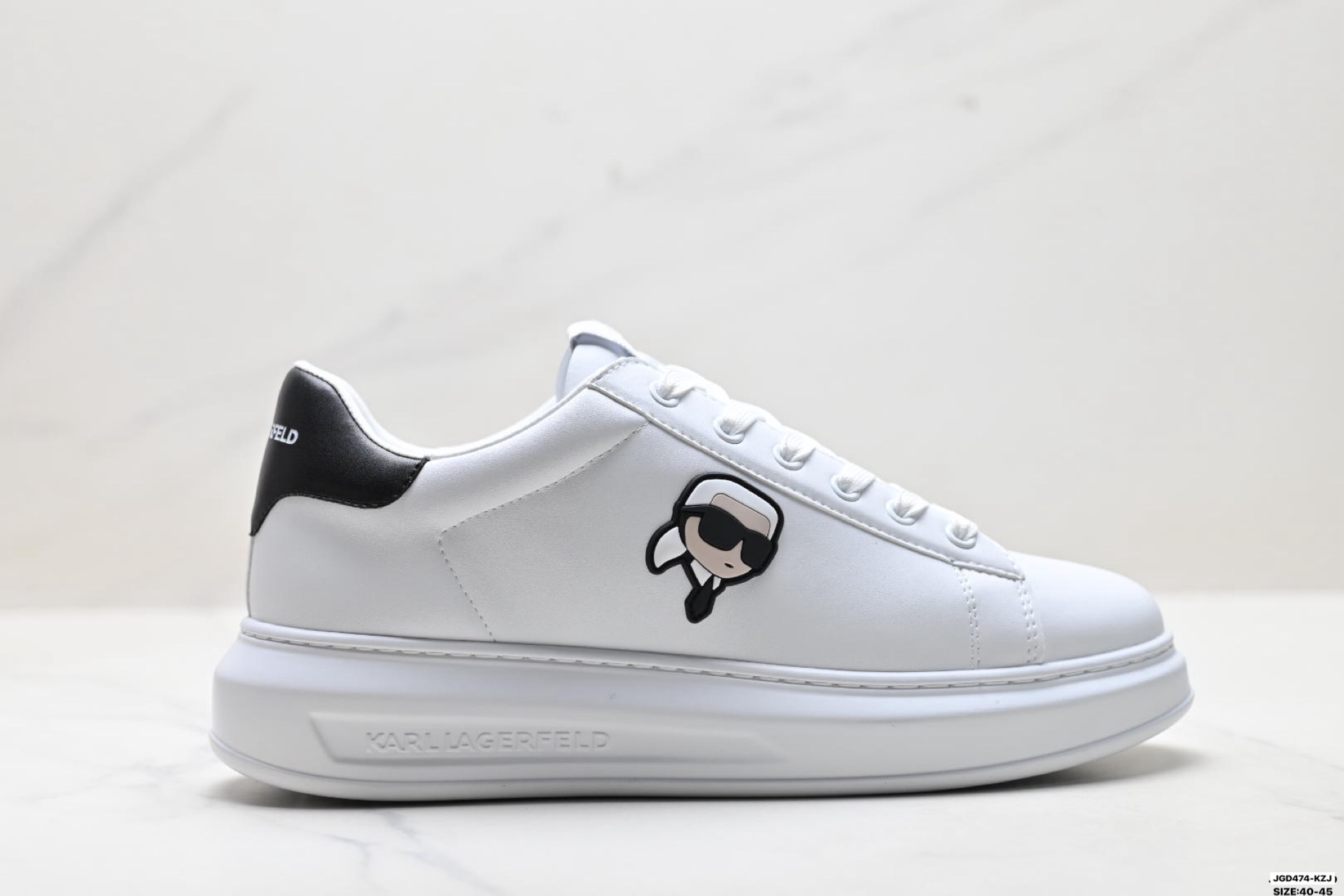 200 KARL LAGERFELD 卡尔 拉格斐 舒适简约 低帮板鞋-Chinese UA Cheap High Quatity Brand Clothes Bags handbags Sneakers wholesale wholesaler seller from China Factory suppliers Fashion Clothing Shoes best Quality Beautiful Price 200 KARL LAGERFELD 卡尔 拉格斐 舒适简约 低帮板鞋