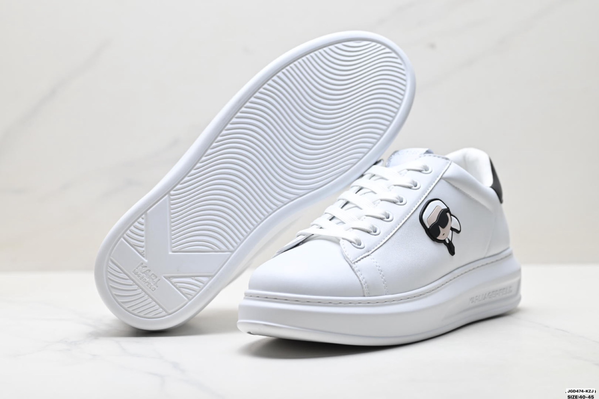 200 KARL LAGERFELD 卡尔 拉格斐 舒适简约 低帮板鞋-Chinese UA Cheap High Quatity Brand Clothes Bags handbags Sneakers wholesale wholesaler seller from China Factory suppliers Fashion Clothing Shoes best Quality Beautiful Price 200 KARL LAGERFELD 卡尔 拉格斐 舒适简约 低帮板鞋