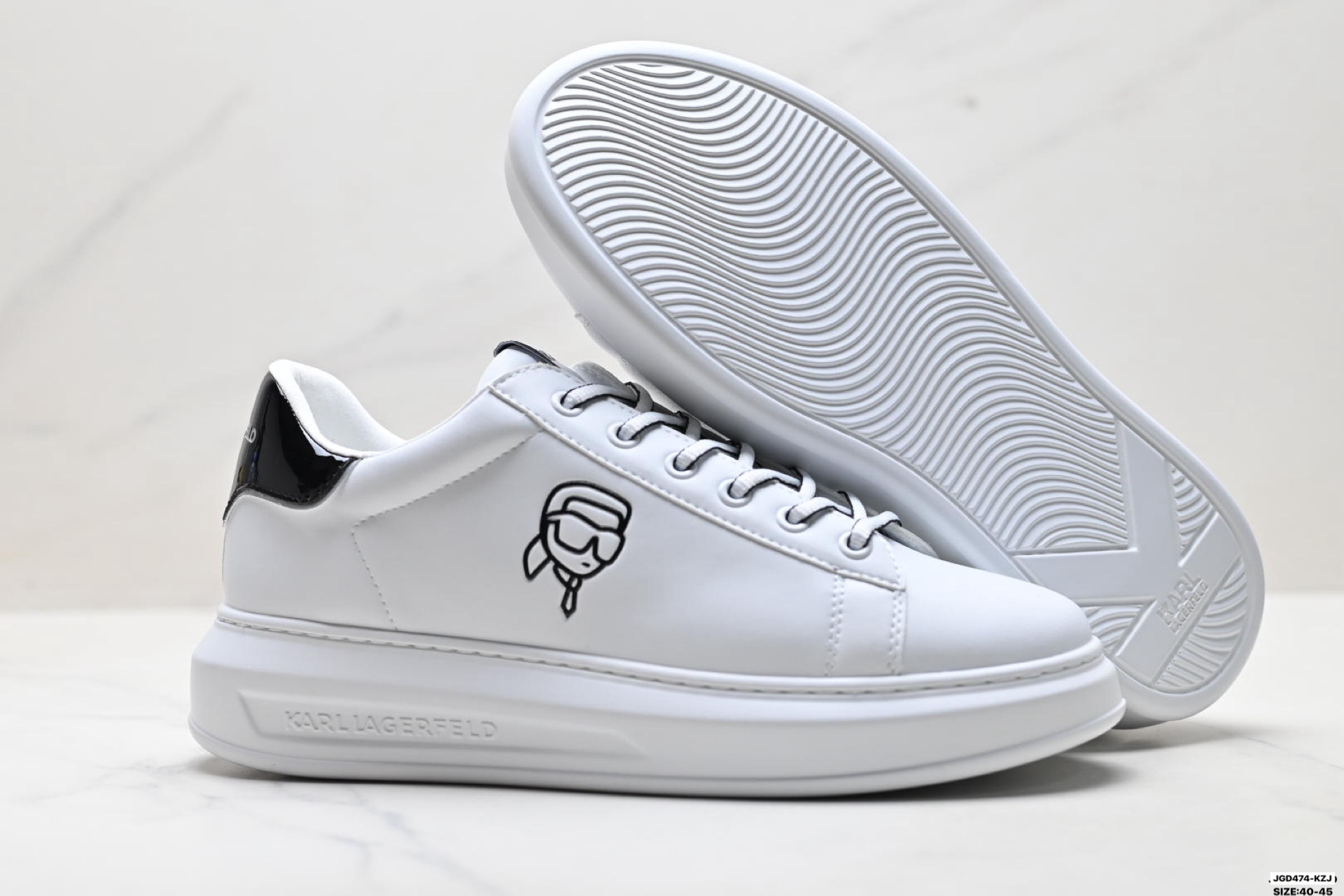 200 KARL LAGERFELD 卡尔 拉格斐 舒适简约 低帮板鞋-Chinese UA Cheap High Quatity Brand Clothes Bags handbags Sneakers wholesale wholesaler seller from China Factory suppliers Fashion Clothing Shoes best Quality Beautiful Price 200 KARL LAGERFELD 卡尔 拉格斐 舒适简约 低帮板鞋