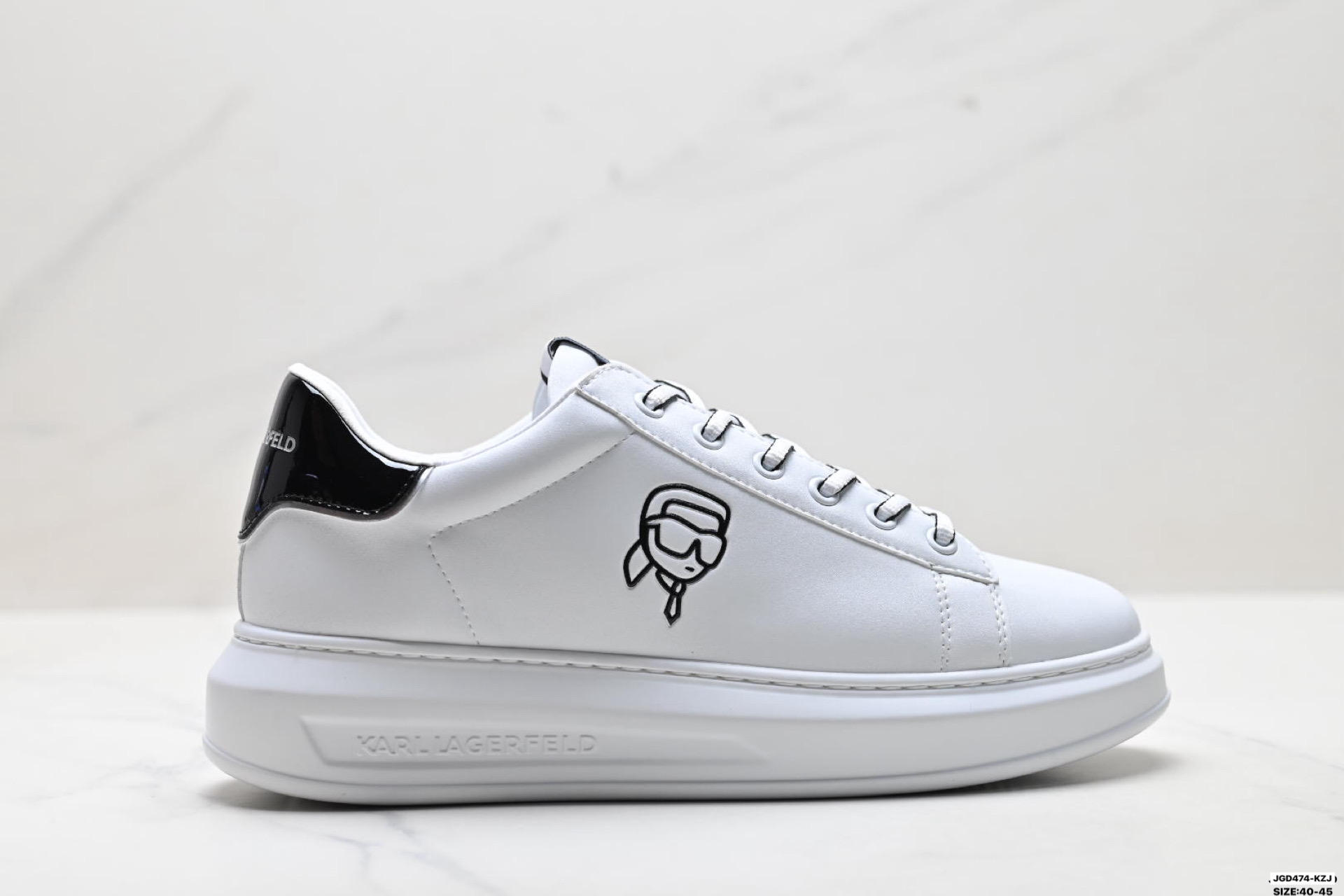 200 KARL LAGERFELD 卡尔 拉格斐 舒适简约 低帮板鞋-Chinese UA Cheap High Quatity Brand Clothes Bags handbags Sneakers wholesale wholesaler seller from China Factory suppliers Fashion Clothing Shoes best Quality Beautiful Price 200 KARL LAGERFELD 卡尔 拉格斐 舒适简约 低帮板鞋