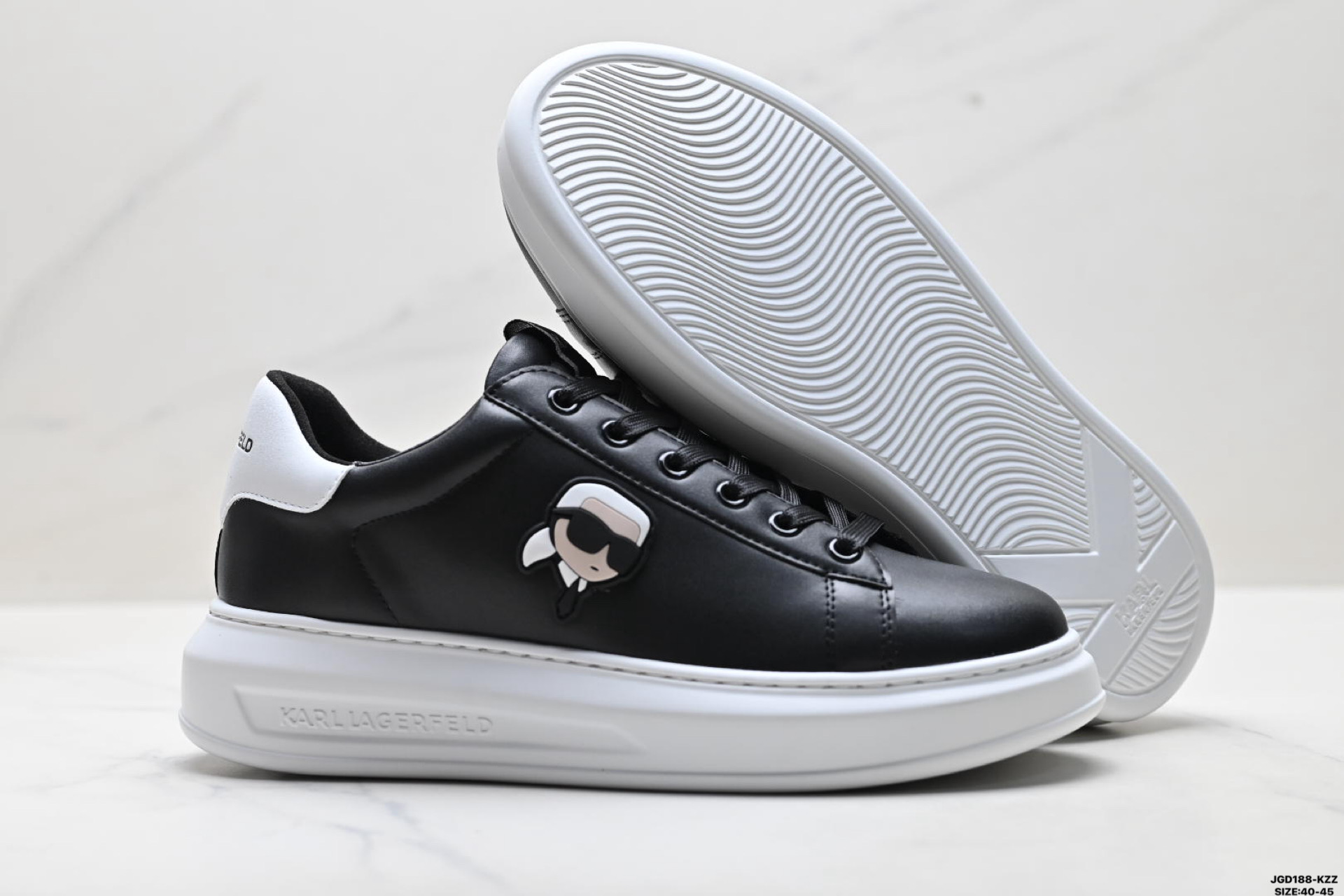 200 KARL LAGERFELD 卡尔 拉格斐 舒适简约 低帮板鞋-Chinese UA Cheap High Quatity Brand Clothes Bags handbags Sneakers wholesale wholesaler seller from China Factory suppliers Fashion Clothing Shoes best Quality Beautiful Price 200 KARL LAGERFELD 卡尔 拉格斐 舒适简约 低帮板鞋