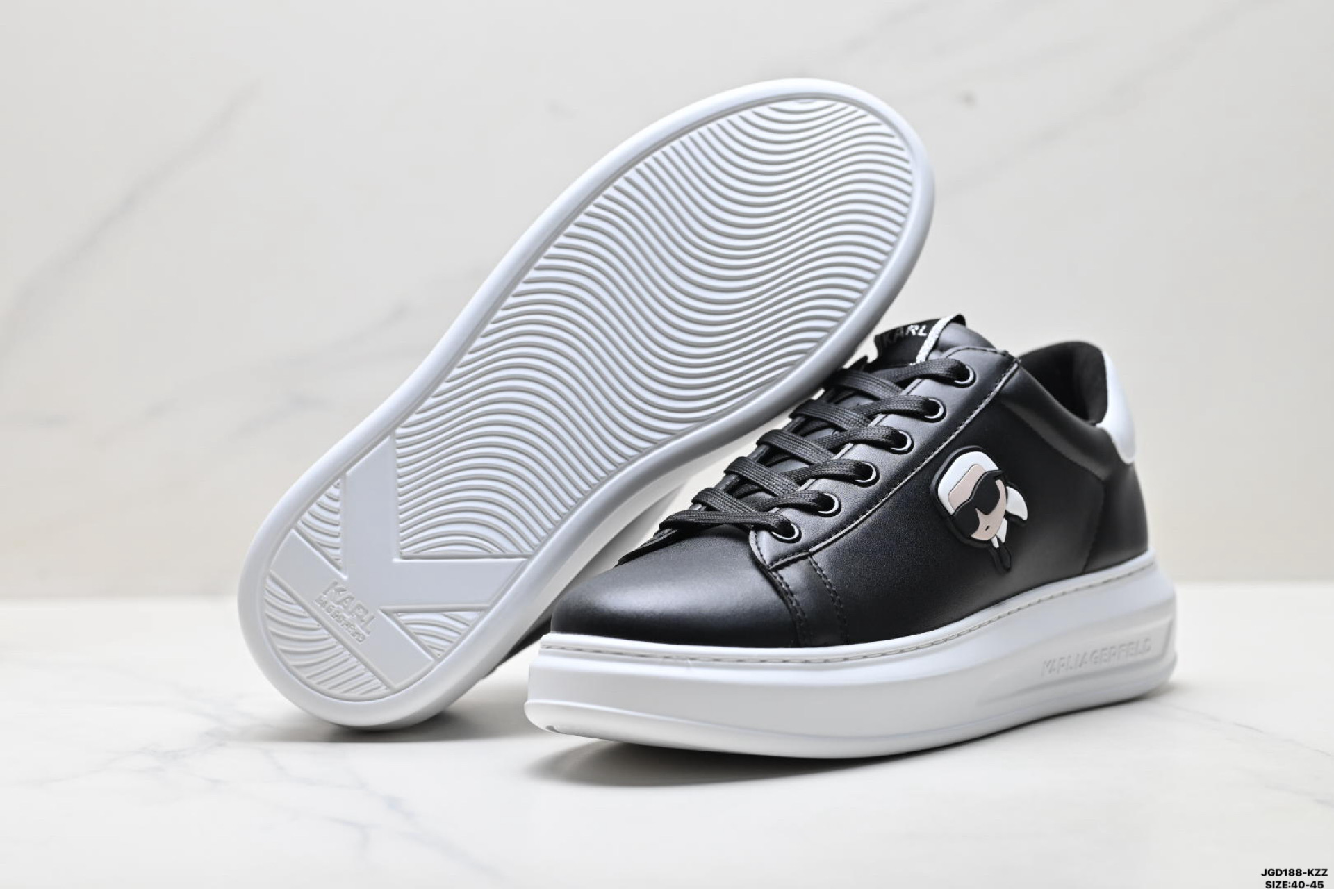 200 KARL LAGERFELD 卡尔 拉格斐 舒适简约 低帮板鞋-Chinese UA Cheap High Quatity Brand Clothes Bags handbags Sneakers wholesale wholesaler seller from China Factory suppliers Fashion Clothing Shoes best Quality Beautiful Price 200 KARL LAGERFELD 卡尔 拉格斐 舒适简约 低帮板鞋