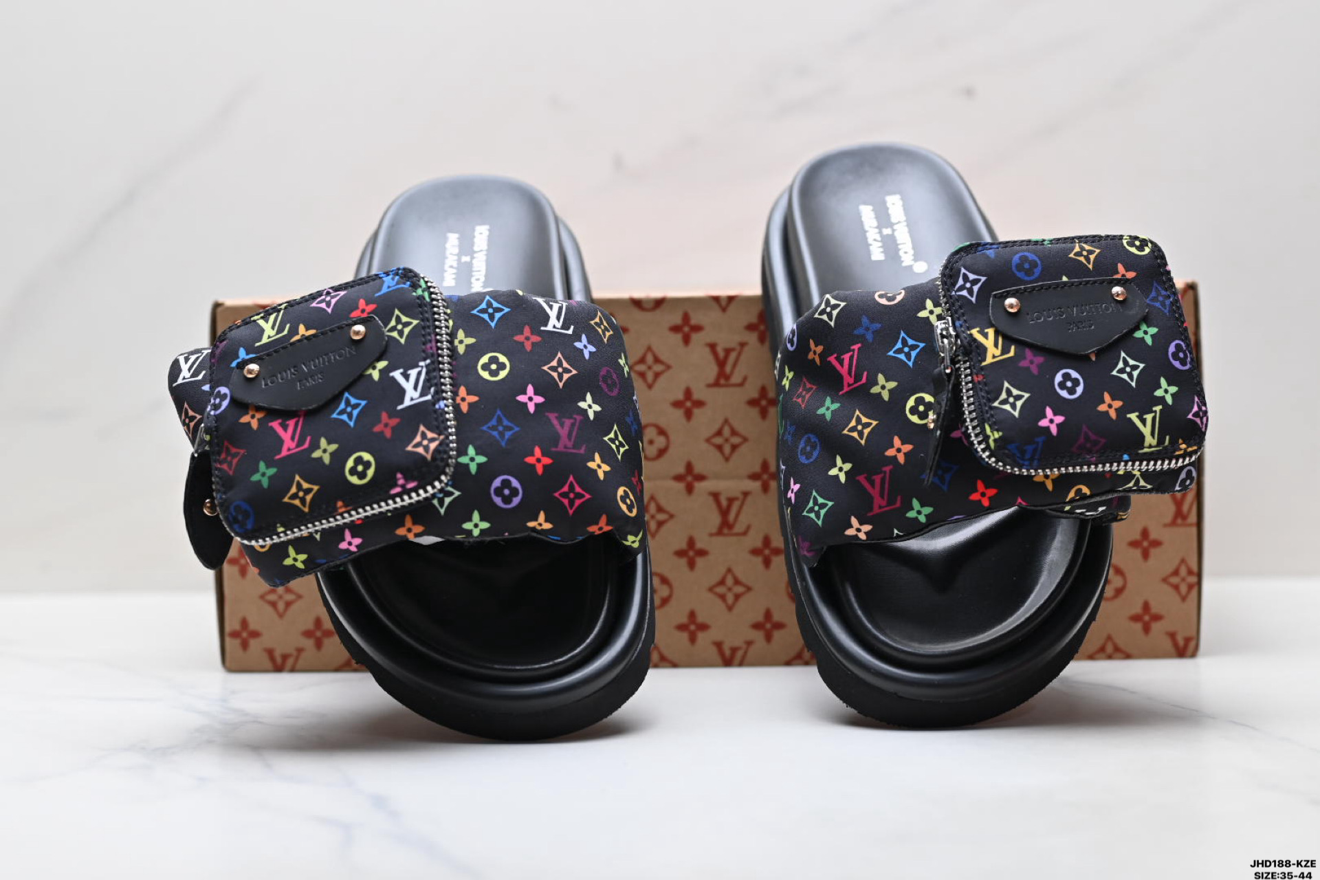 纯原Louis Vuitton 路易威登 牛仔布 经典老花 LV 拖鞋