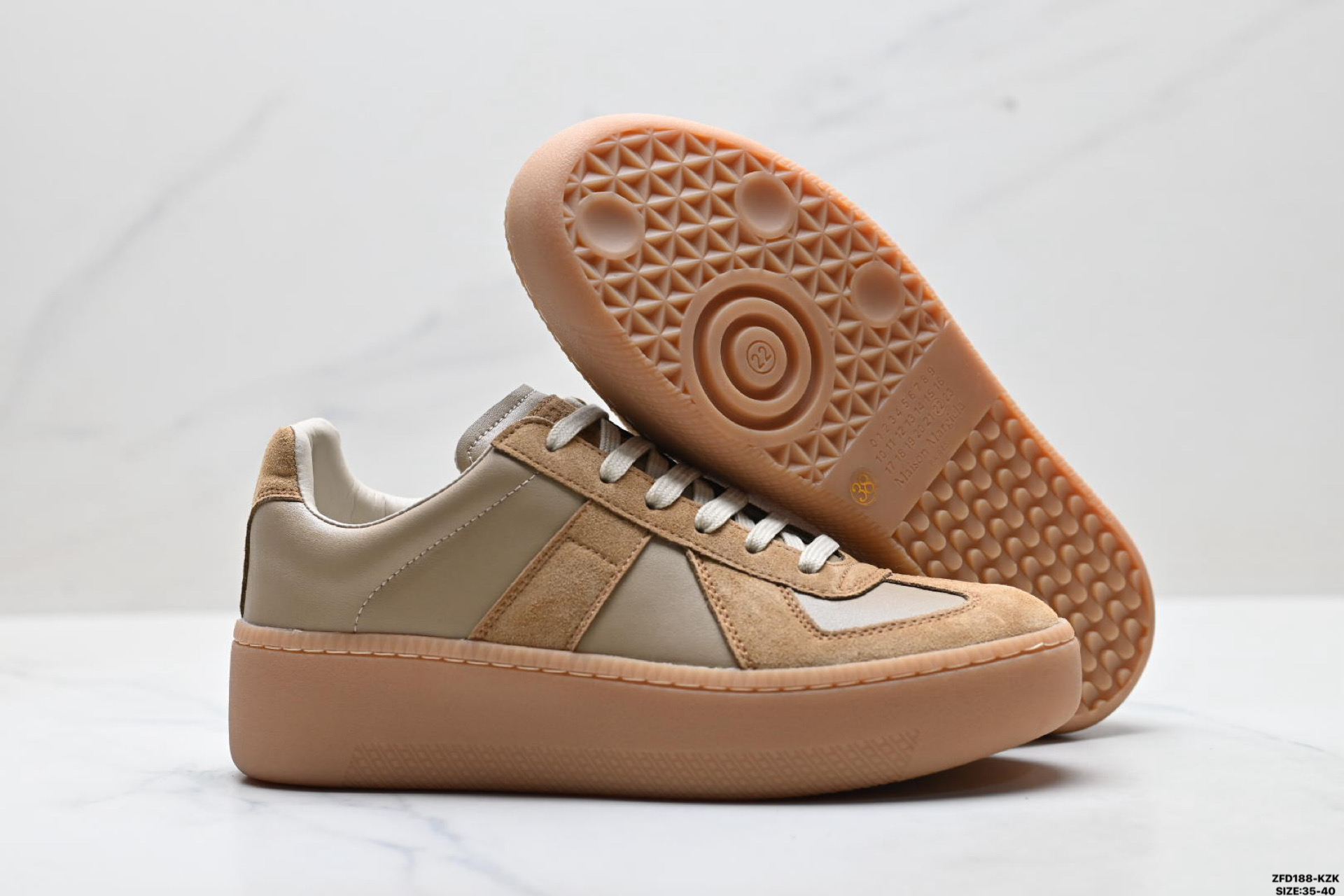 Maison Margiela 梅森马吉拉 Replica Wedge 小牛皮圆头厚底 低帮板鞋 S58WS0100-Top High Quatity Cheap Sneakers Fashion Clothing Clothes Bags handbags Shoes of all Brand wholesale With The best Quality And Beautiful Price from China Factory Chinese suppliers wholesaler seller Maison Margiela 梅森马吉拉 Replica Wedge 小牛皮圆头厚底 低帮板鞋 S58WS0100