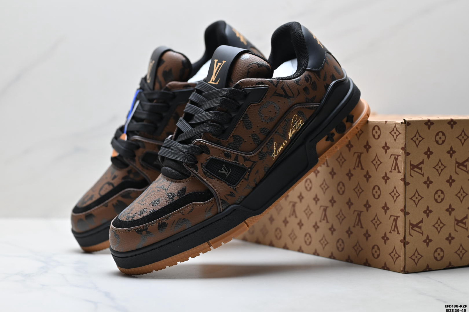 Louis Vuitton Trainer Sneaker Low 路易威登 高奢休闲运动文化百搭板鞋-Top High Quatity Cheap Sneakers Fashion Clothing Clothes Bags handbags Shoes of all Brand wholesale With The best Quality And Beautiful Price from China Factory Chinese suppliers wholesaler seller Louis Vuitton Trainer Sneaker Low 路易威登 高奢休闲运动文化百搭板鞋