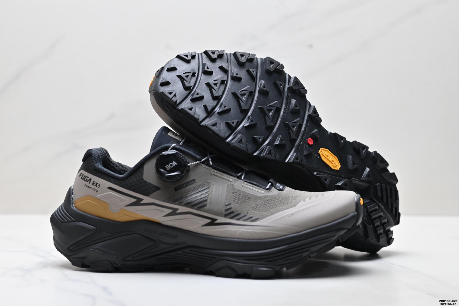 凯乐石 KAILAS FUGA EX3 GTX BOA 厚底缓冲徒步跑山网布TPU减震防滑透气包裹性抗冲击轻便回弹 低帮 KS251