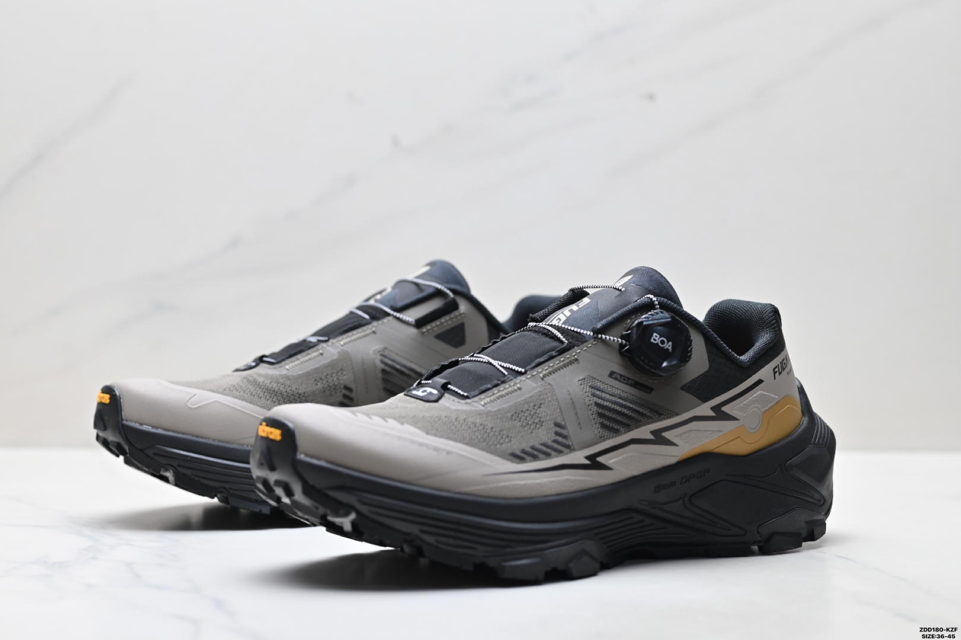 凯乐石 KAILAS FUGA EX3 GTX BOA 厚底缓冲徒步跑山网布TPU减震防滑透气包裹性抗冲击轻便回弹 低帮 KS251