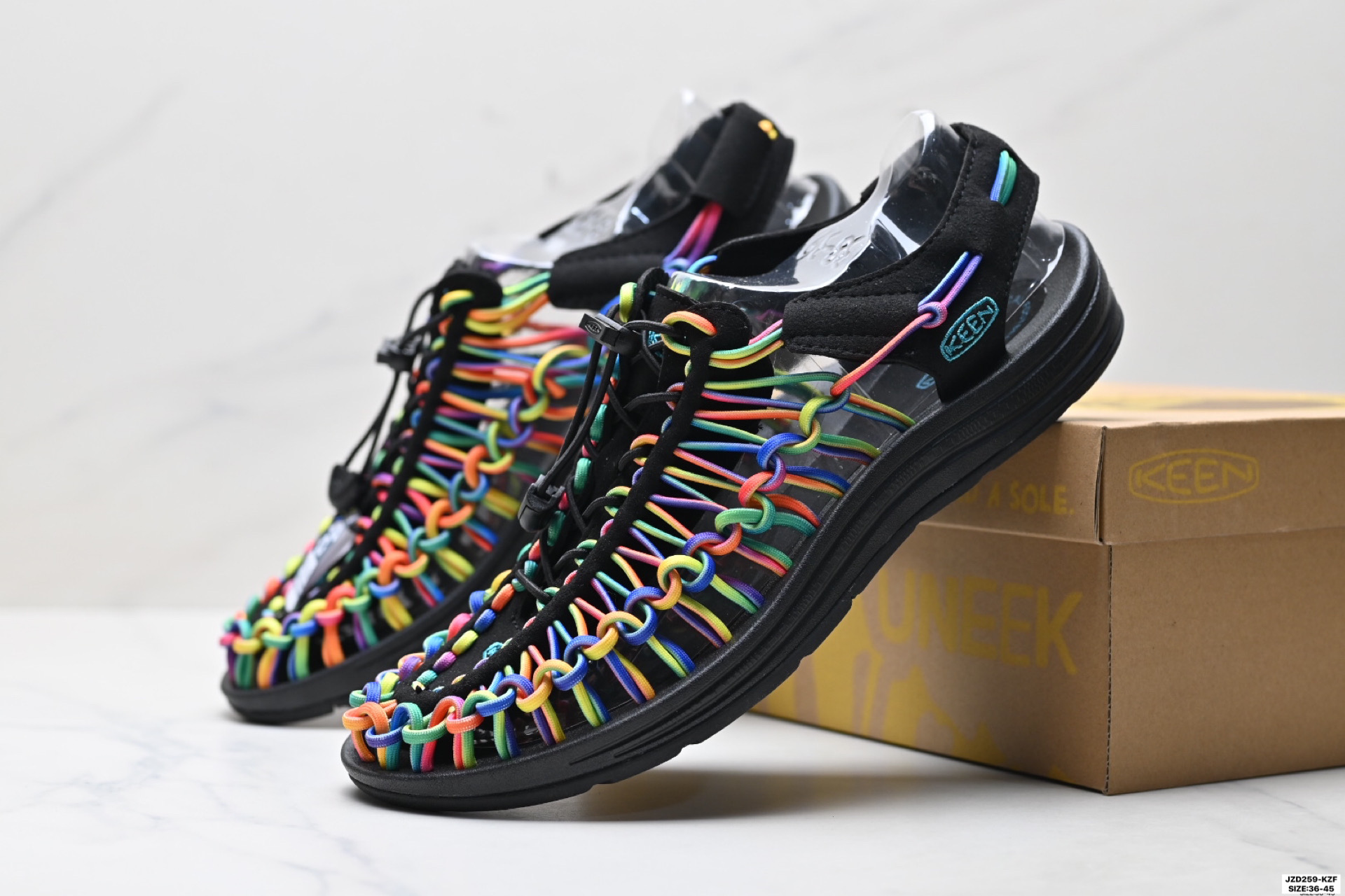科恩 Keen Uneek Flat-M 平底编织弹力穿搭溯溪涉水休闲户外凉鞋凉鞋夏季透气男女编织鞋溯UNEEK防滑沙滩鞋 1014097