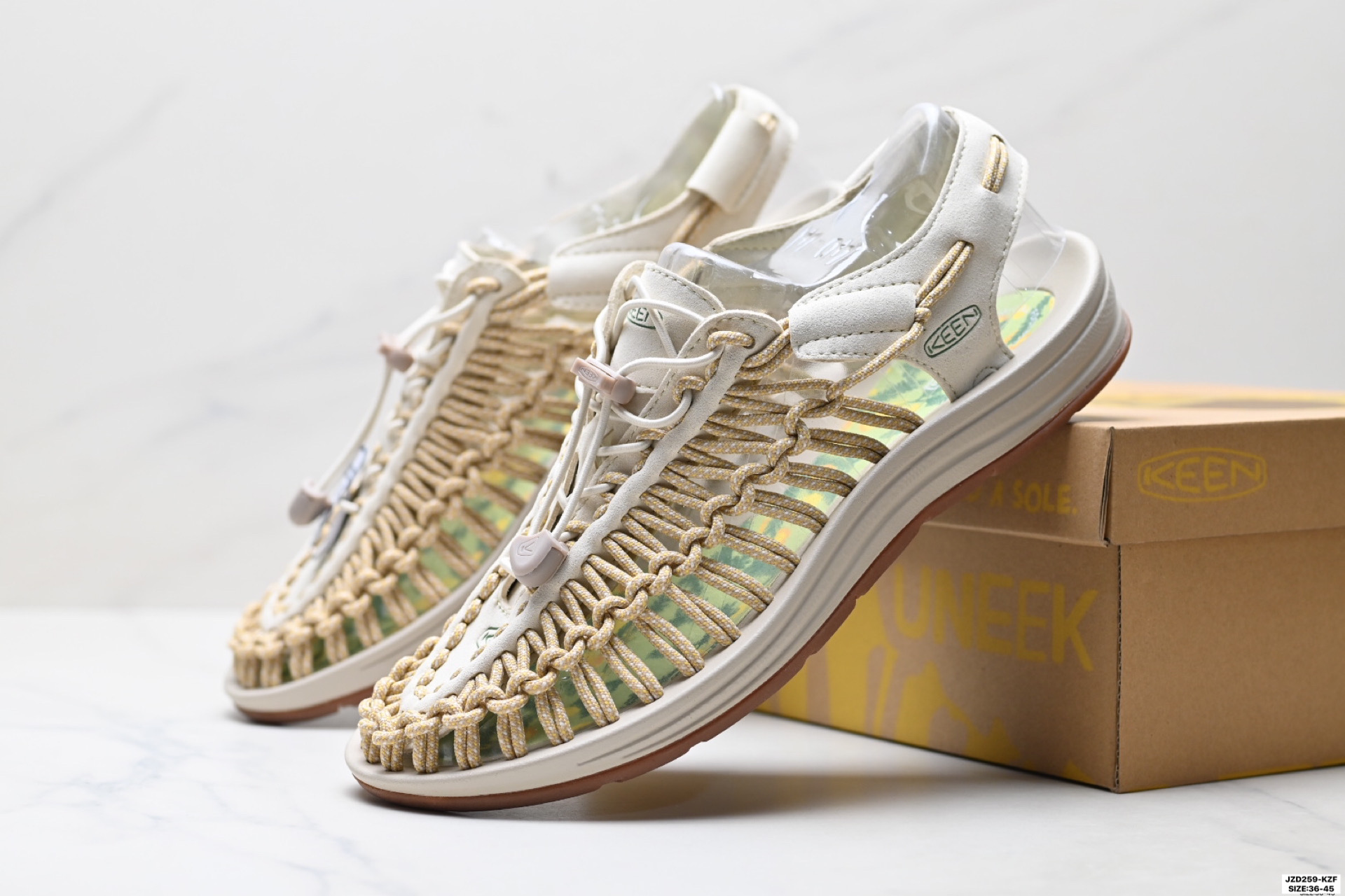 科恩 Keen Uneek Flat-M 平底编织弹力穿搭溯溪涉水休闲户外凉鞋凉鞋夏季透气男女编织鞋溯UNEEK防滑沙滩鞋 1014097