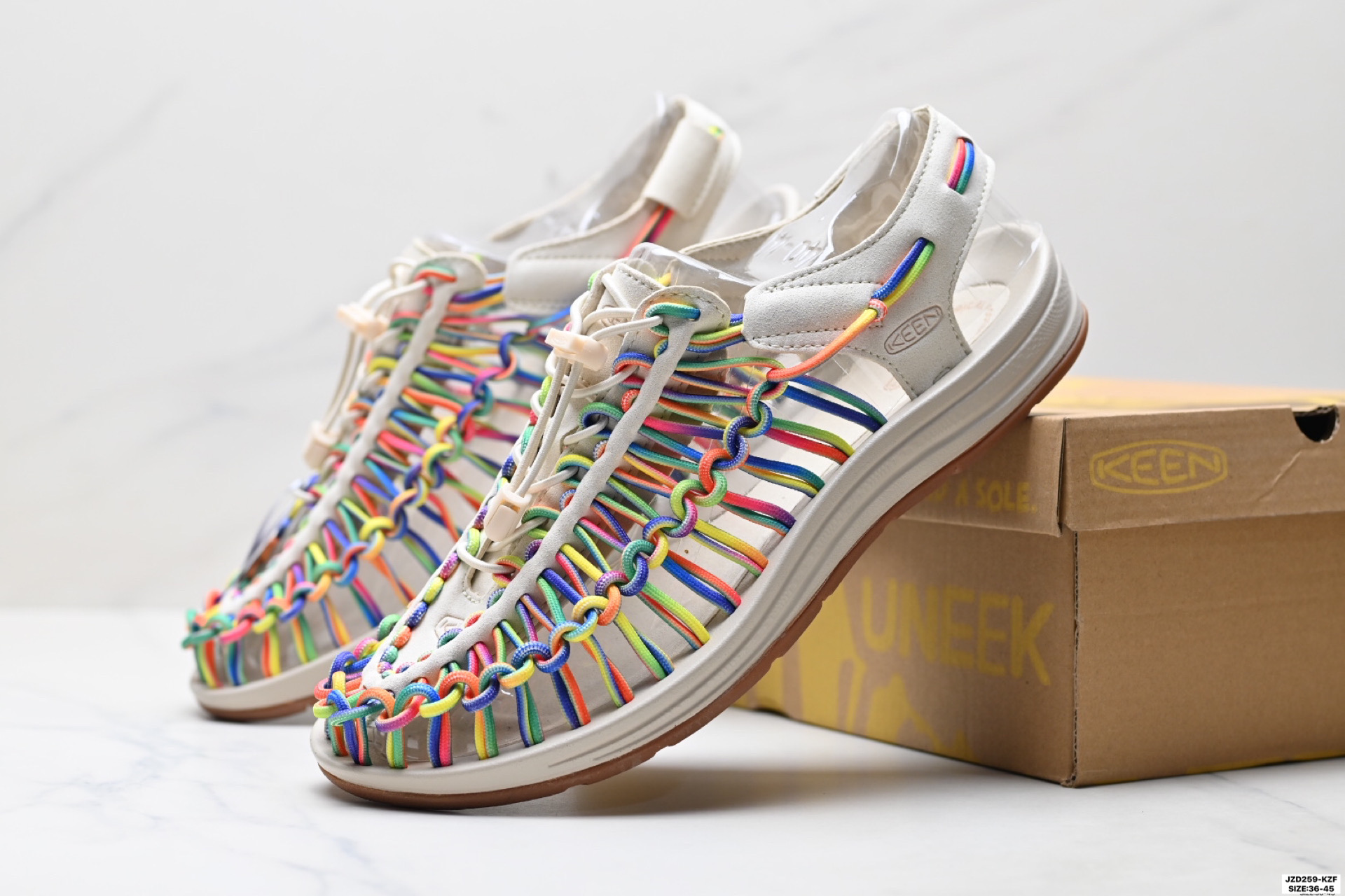 科恩 Keen Uneek Flat-M 平底编织弹力穿搭溯溪涉水休闲户外凉鞋凉鞋夏季透气男女编织鞋溯UNEEK防滑沙滩鞋 1014097