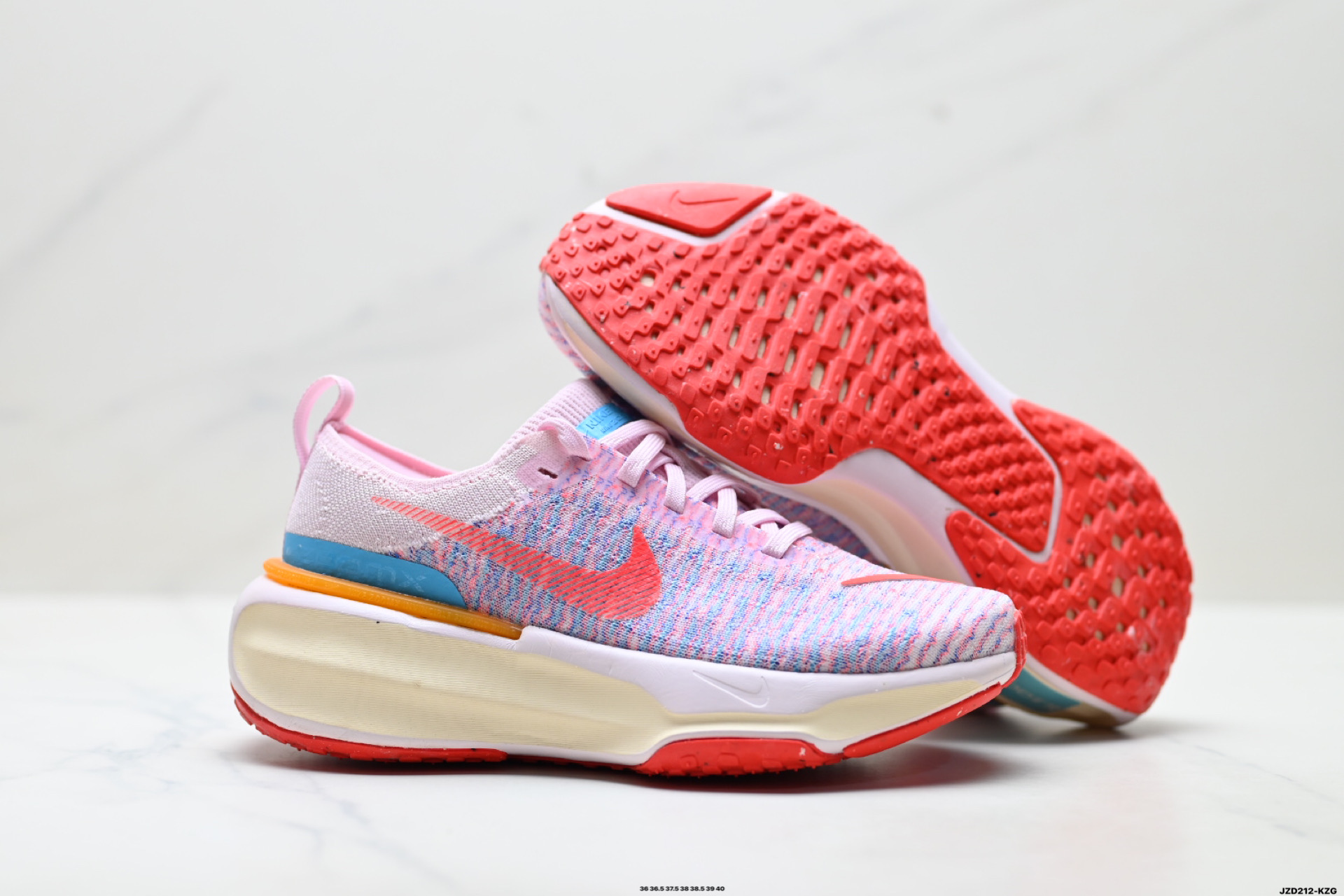NIKE ZOOMX INVINCIBLE RUN FK3 耐克 短跑马拉松系带系列轻量休闲运动慢跑鞋 HF4915-100