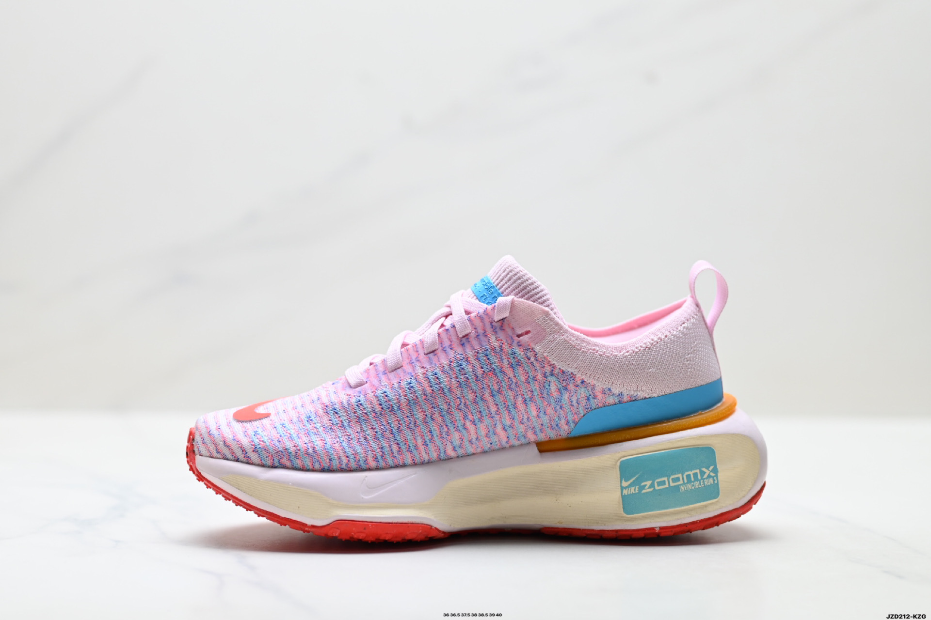 NIKE ZOOMX INVINCIBLE RUN FK3 耐克 短跑马拉松系带系列轻量休闲运动慢跑鞋 HF4915-100