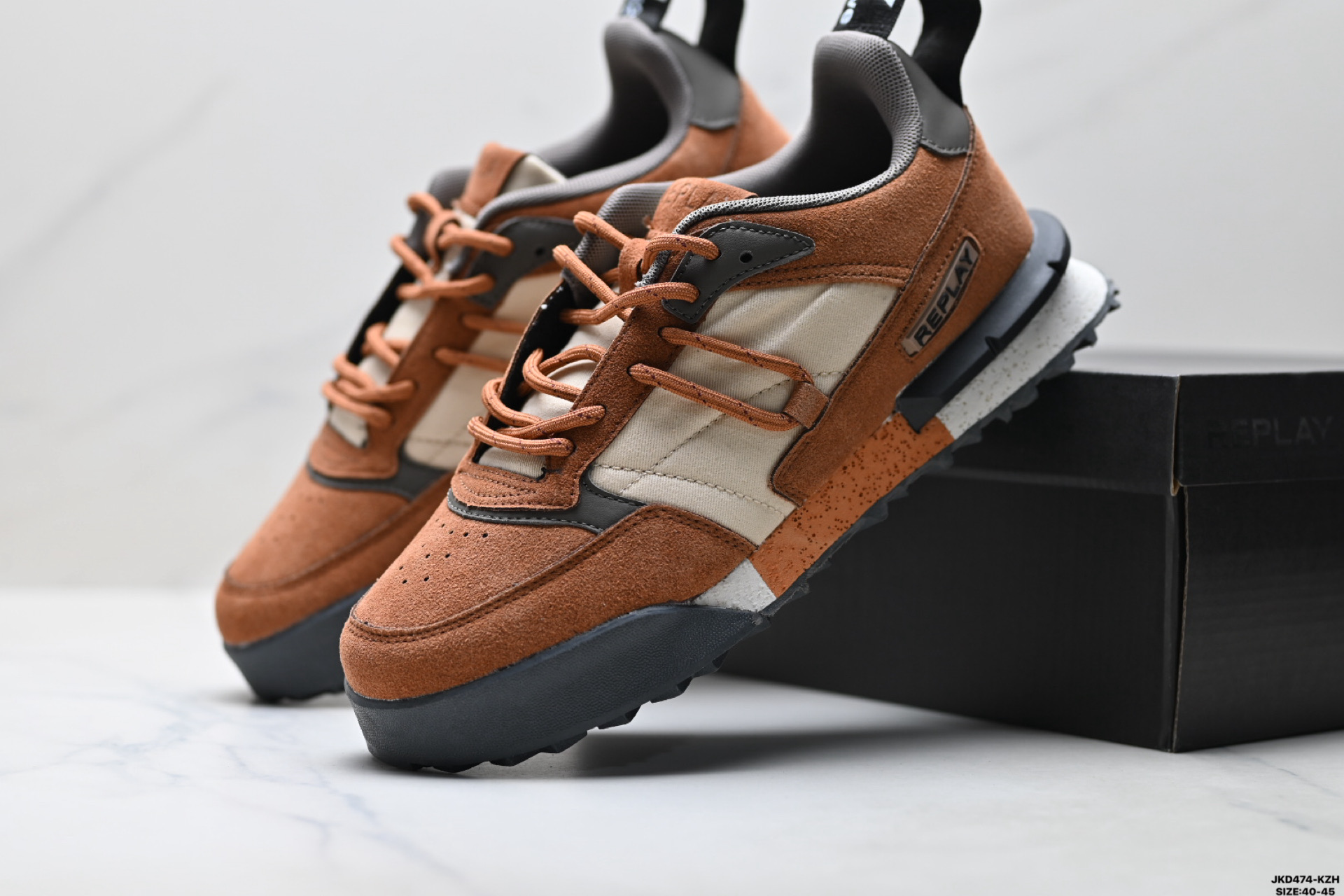 Replay Field Classic Grid 织物拼接 系带 网面透气 运动休闲鞋 GMS1PC0040L-Top High Quatity Cheap Sneakers Fashion Clothing Clothes Bags handbags Shoes of all Brand wholesale With The best Quality And Beautiful Price from China Factory Chinese suppliers wholesaler seller Replay Field Classic Grid 织物拼接 系带 网面透气 运动休闲鞋 GMS1PC0040L