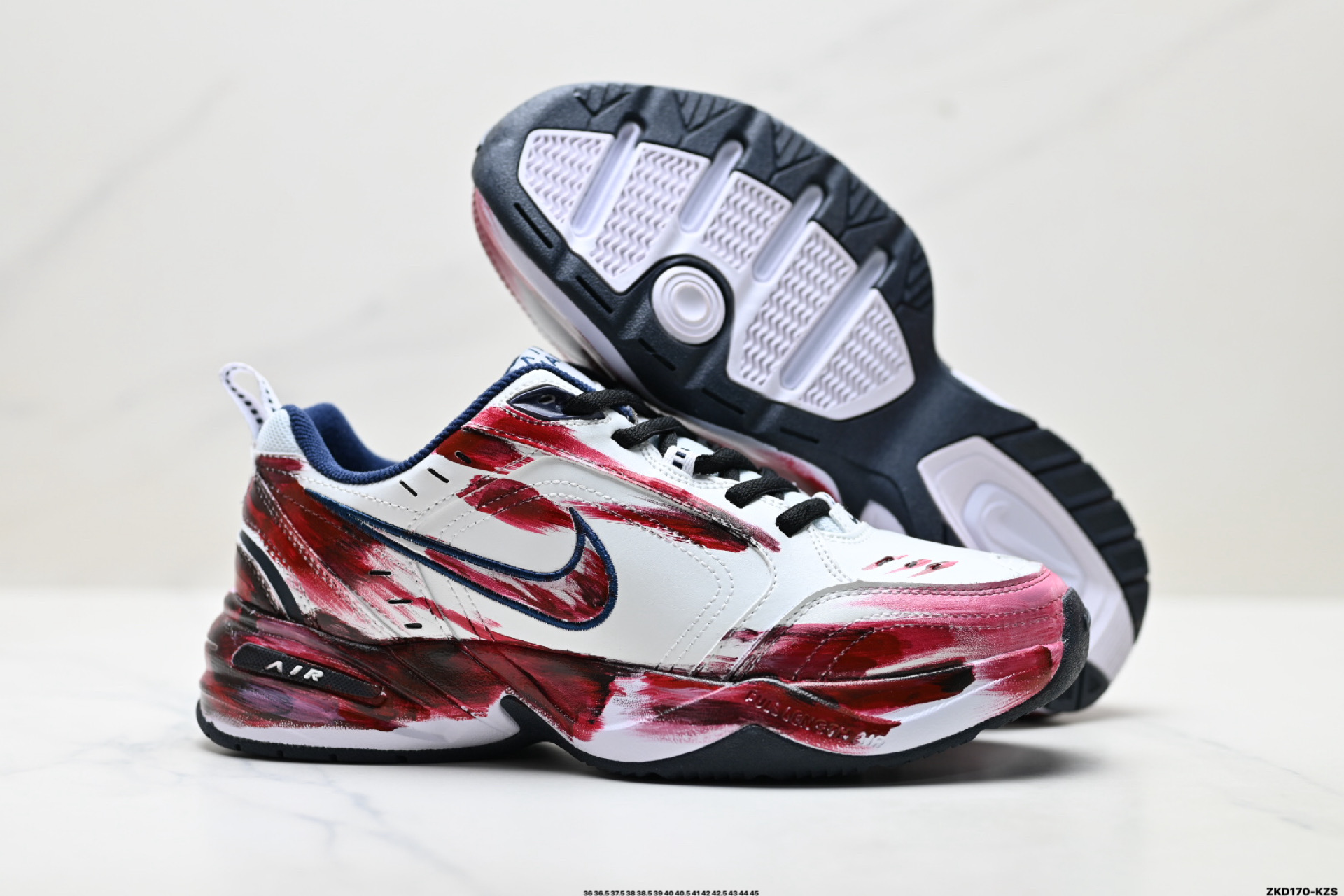 NIKE AIR MONARCH IV ‘DIY 定制 ‘Tekno 耐克 复古潮流百搭休闲运动旅游老爹鞋 415445-102-Top High Quatity Cheap Sneakers Fashion Clothing Clothes Bags handbags Shoes of all Brand wholesale With The best Quality And Beautiful Price from China Factory Chinese suppliers wholesaler seller NIKE AIR MONARCH IV ‘DIY 定制 ‘Tekno 耐克 复古潮流百搭休闲运动旅游老爹鞋 415445-102