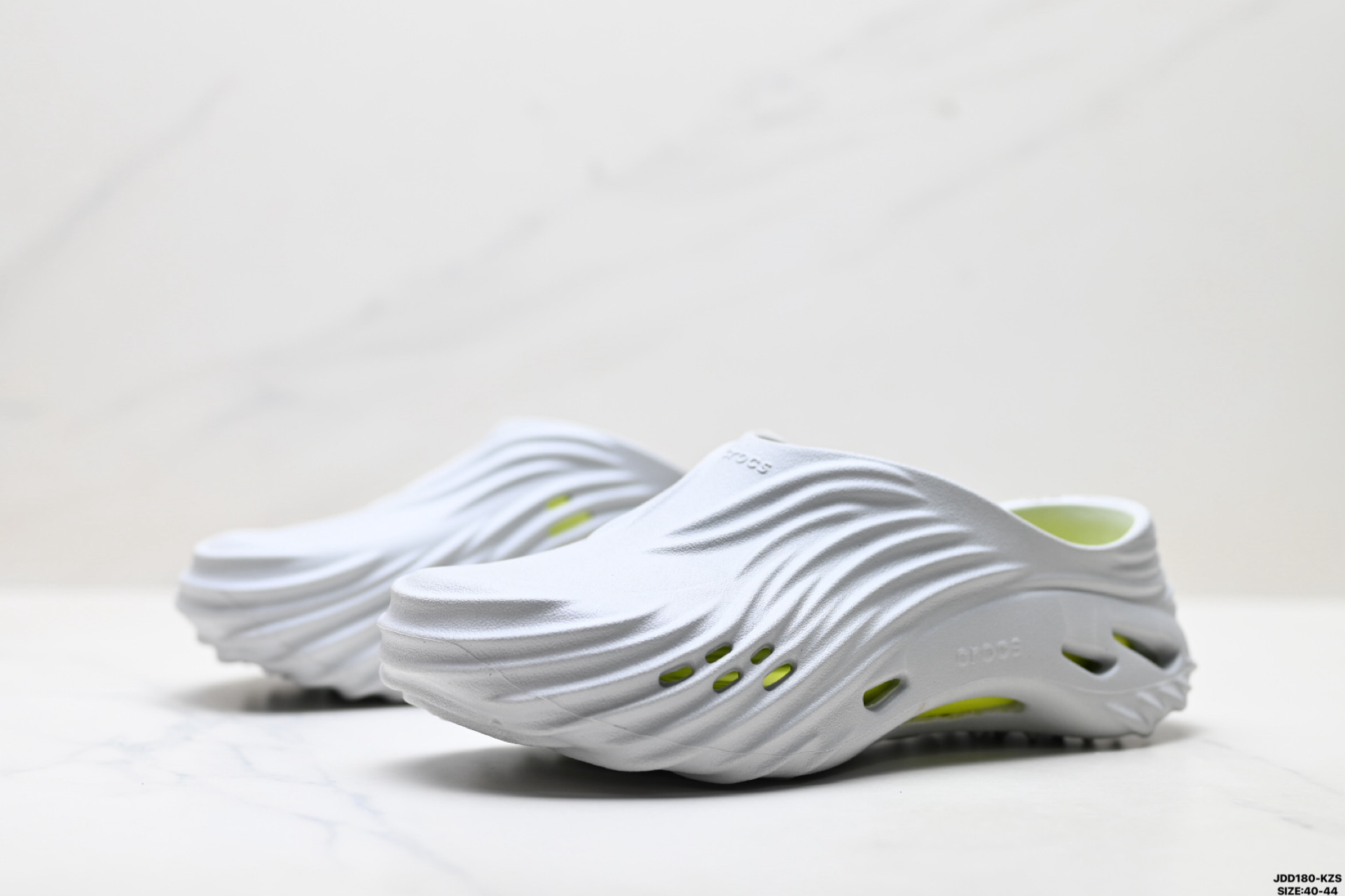 Crocs卡骆驰 Echo Wave Cl旋风波波 舒适百搭 防磨 包头拖鞋