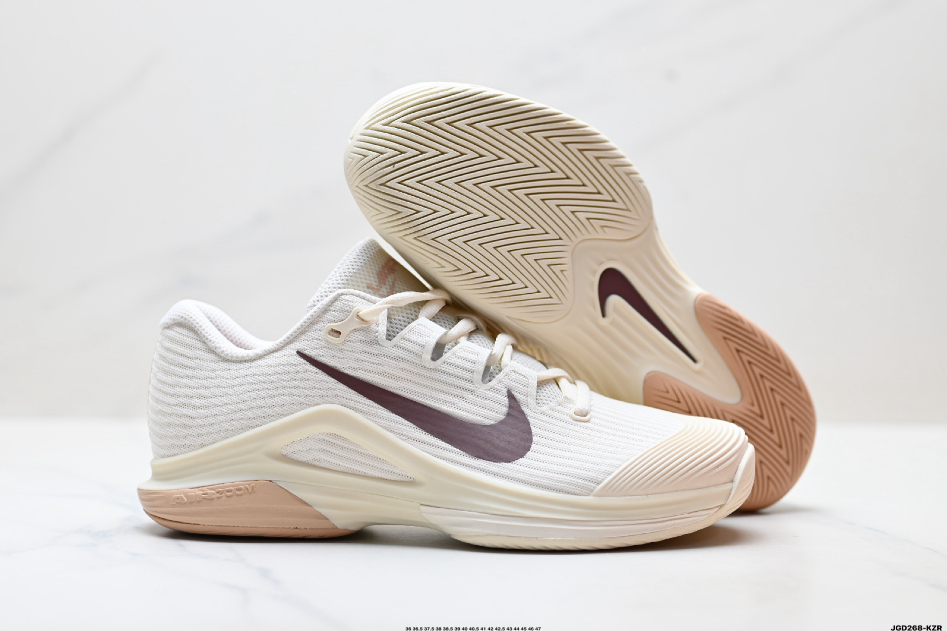 Nike Zoom Vapor 12 P耐克 百搭舒适 透气支撑 低帮网球鞋 FV5554-109