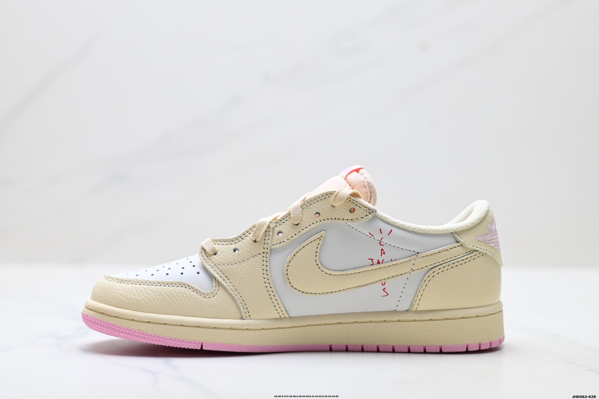 Nike Air Jordan 1 x Travis Scott AJ1倒勾 乔一倒钩 耐克 低帮文化篮球鞋 IQ7604-100