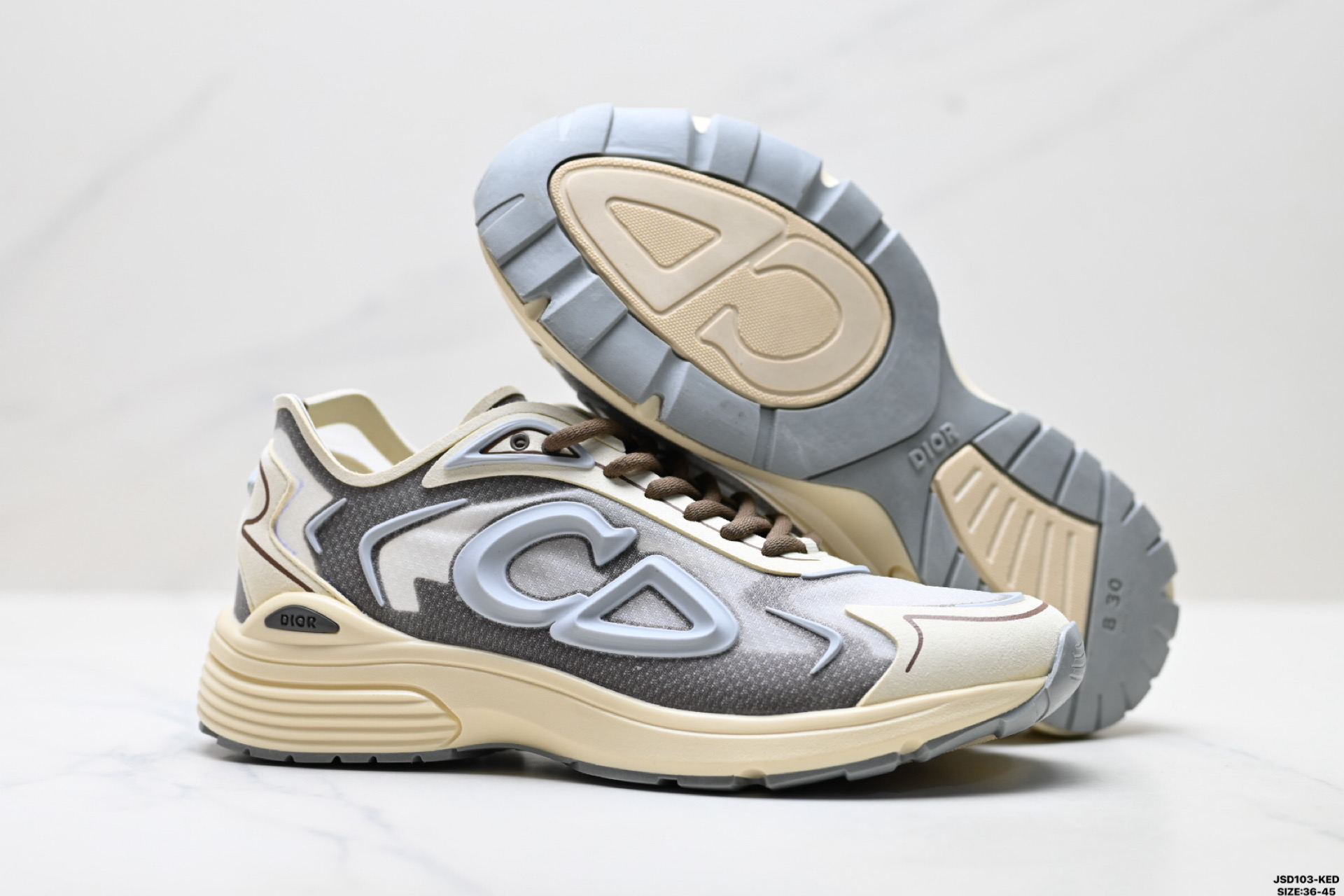 Dior迪奥 B30系列 Countdown Tech 网眼织物 厚底系带休闲低帮运动老爹鞋-Top High Quatity Cheap Sneakers Fashion Clothing Clothes Bags handbags Shoes of all Brand wholesale With The best Quality And Beautiful Price from China Factory Chinese suppliers wholesaler seller Dior迪奥 B30系列 Countdown Tech 网眼织物 厚底系带休闲低帮运动老爹鞋