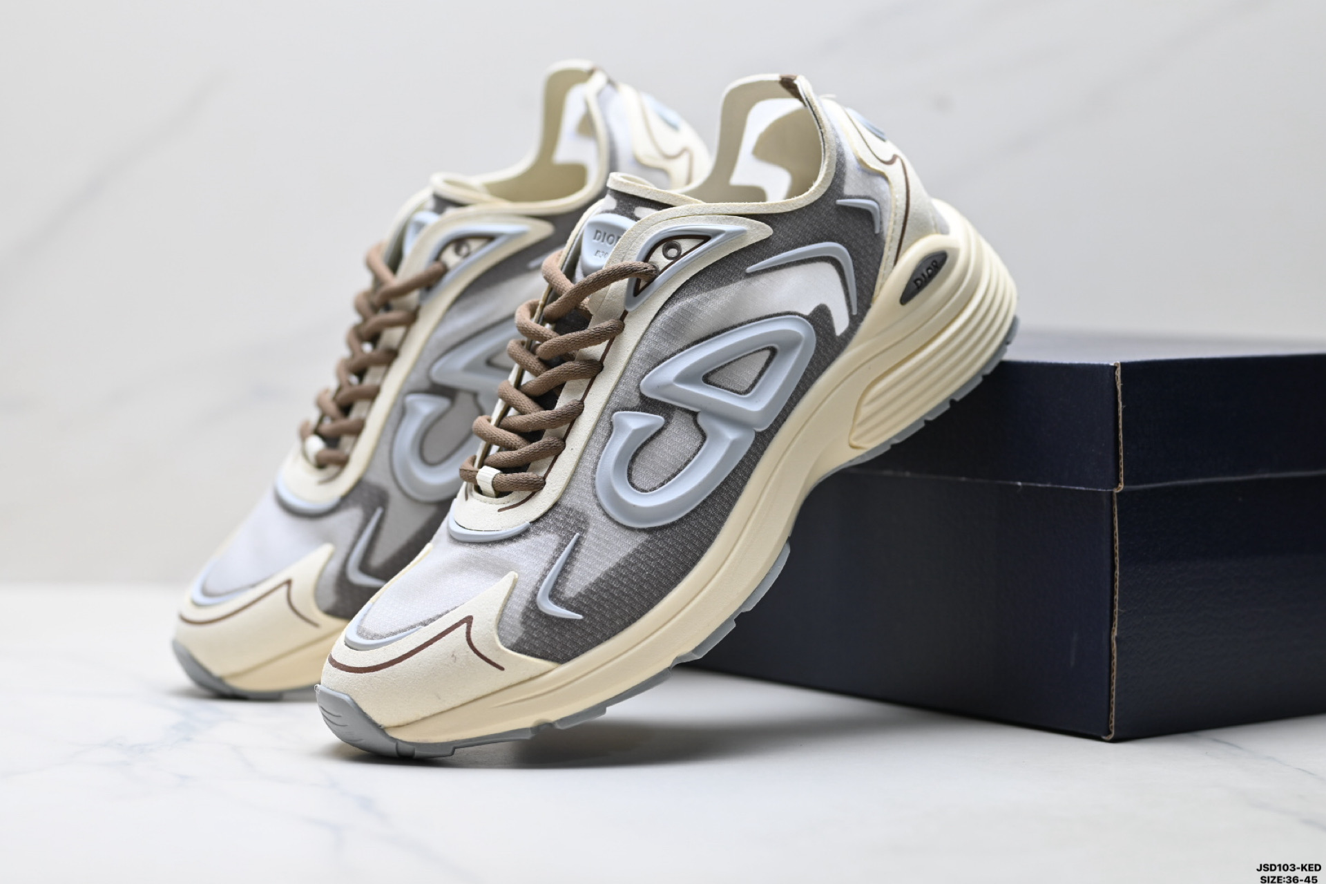 Dior迪奥 B30系列 Countdown Tech 网眼织物 厚底系带休闲低帮运动老爹鞋-Top High Quatity Cheap Sneakers Fashion Clothing Clothes Bags handbags Shoes of all Brand wholesale With The best Quality And Beautiful Price from China Factory Chinese suppliers wholesaler seller Dior迪奥 B30系列 Countdown Tech 网眼织物 厚底系带休闲低帮运动老爹鞋