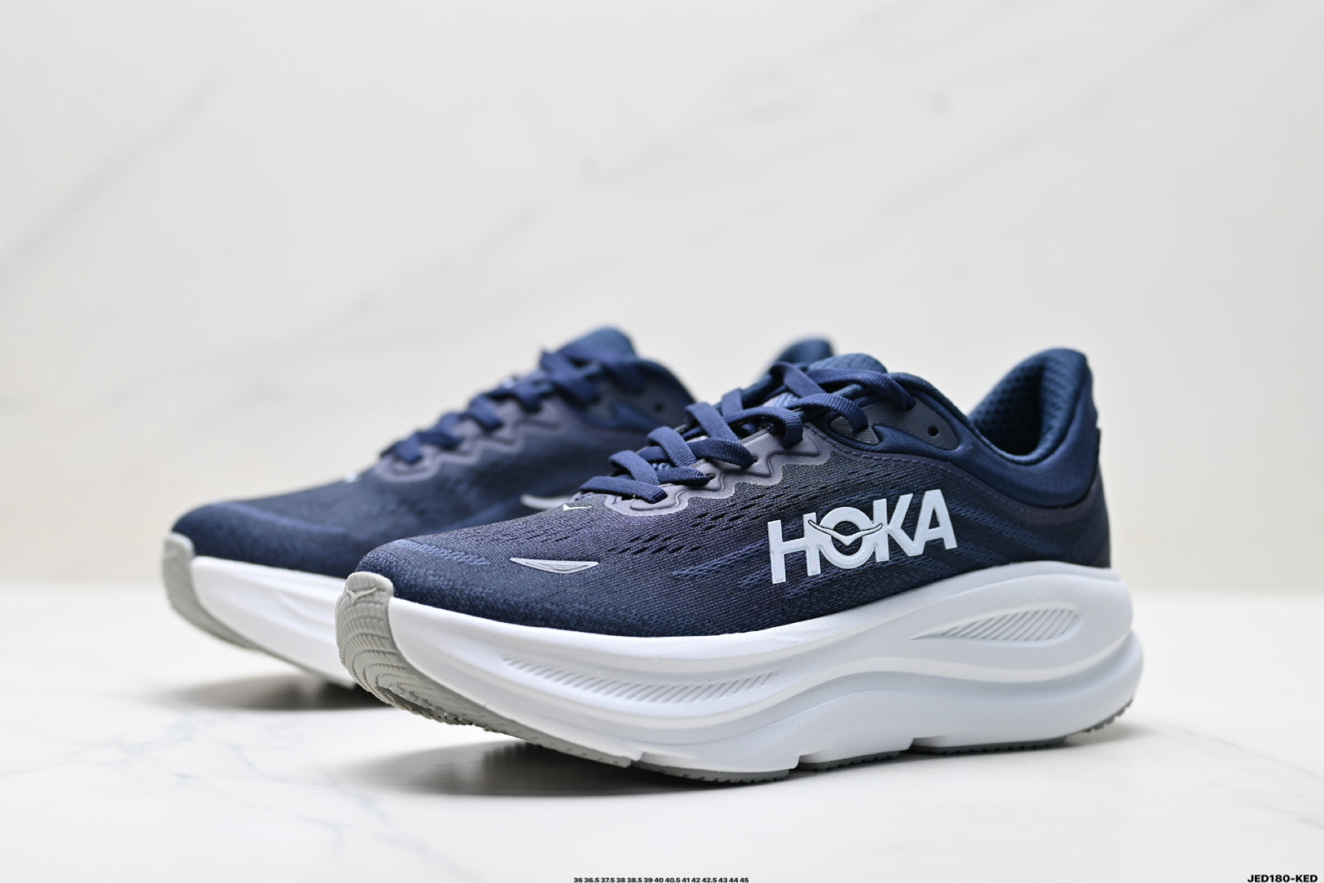 HOKA ONE ONE Bondi 9 复古舒适防滑耐磨 低帮 山地户外跑步鞋 1162012