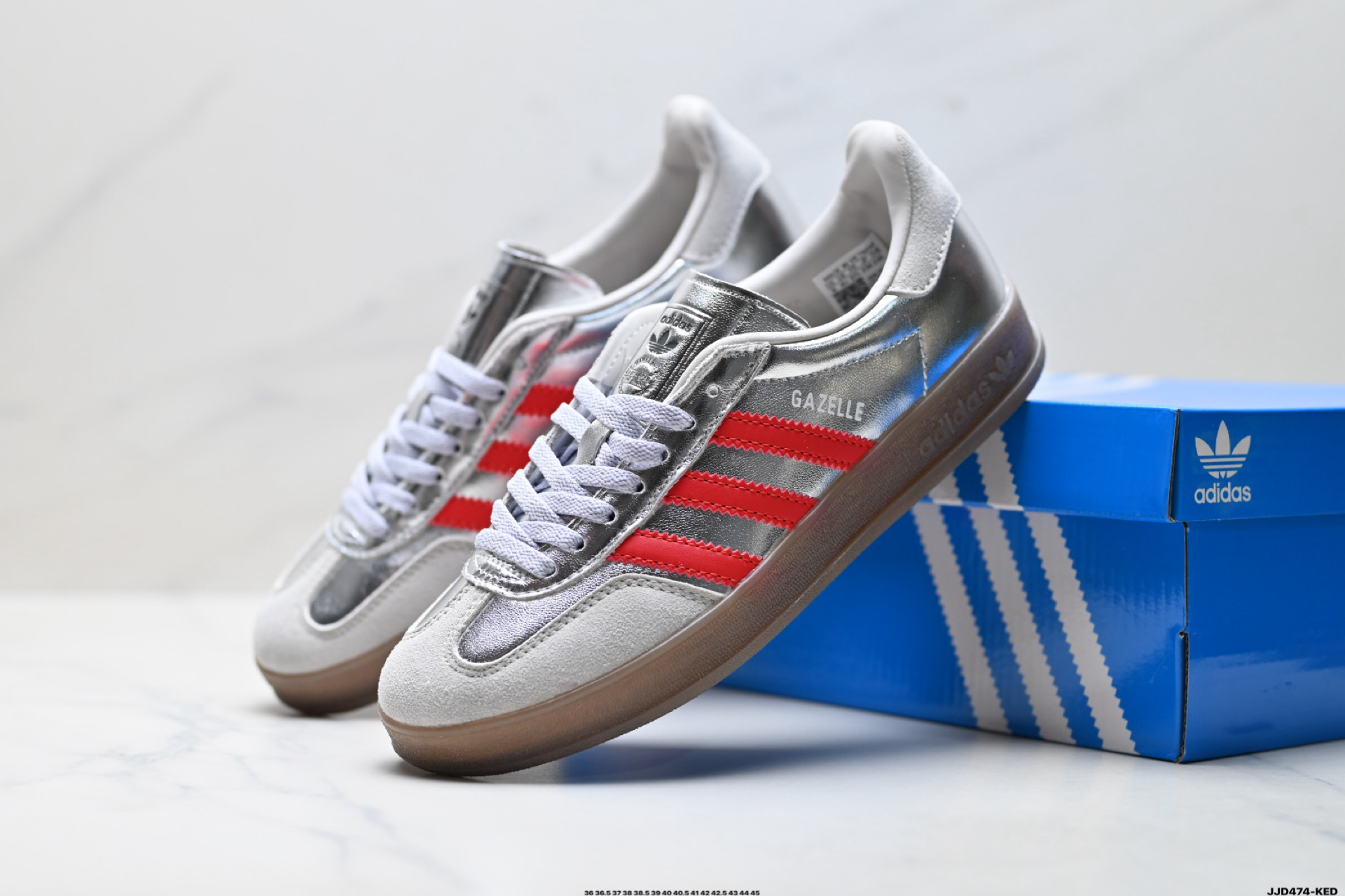 Adidas Originals Gazelle Indoor 阿迪达斯 三叶草休闲防滑耐磨低帮板鞋 JR2403-Top High Quatity Cheap Sneakers Fashion Clothing Clothes Bags handbags Shoes of all Brand wholesale With The best Quality And Beautiful Price from China Factory Chinese suppliers wholesaler seller Adidas Originals Gazelle Indoor 阿迪达斯 三叶草休闲防滑耐磨低帮板鞋 JR2403