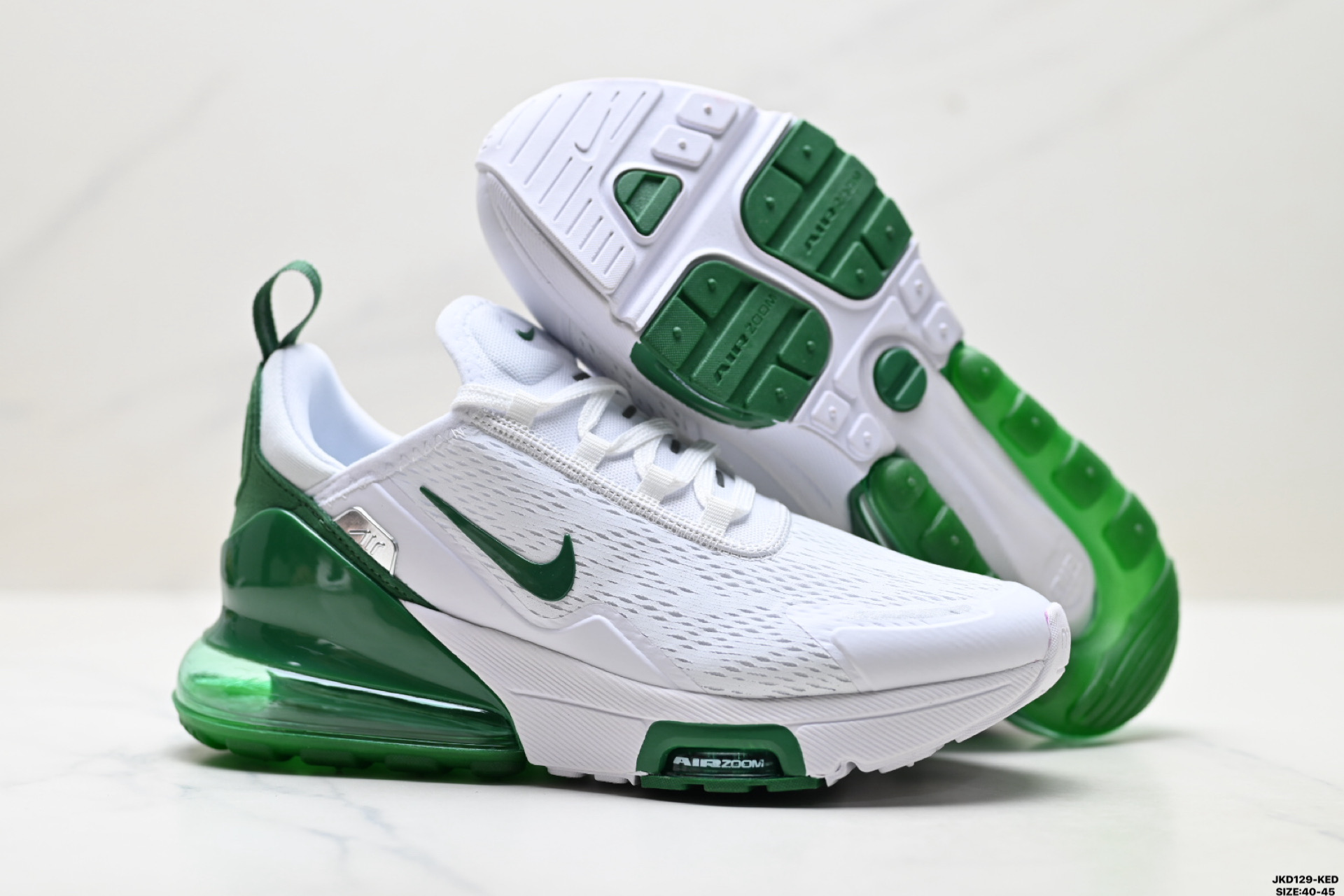 Nike Air Max 270 Flyknit 耐克 运动缓震 大气垫休闲跑步鞋 IO9884-109