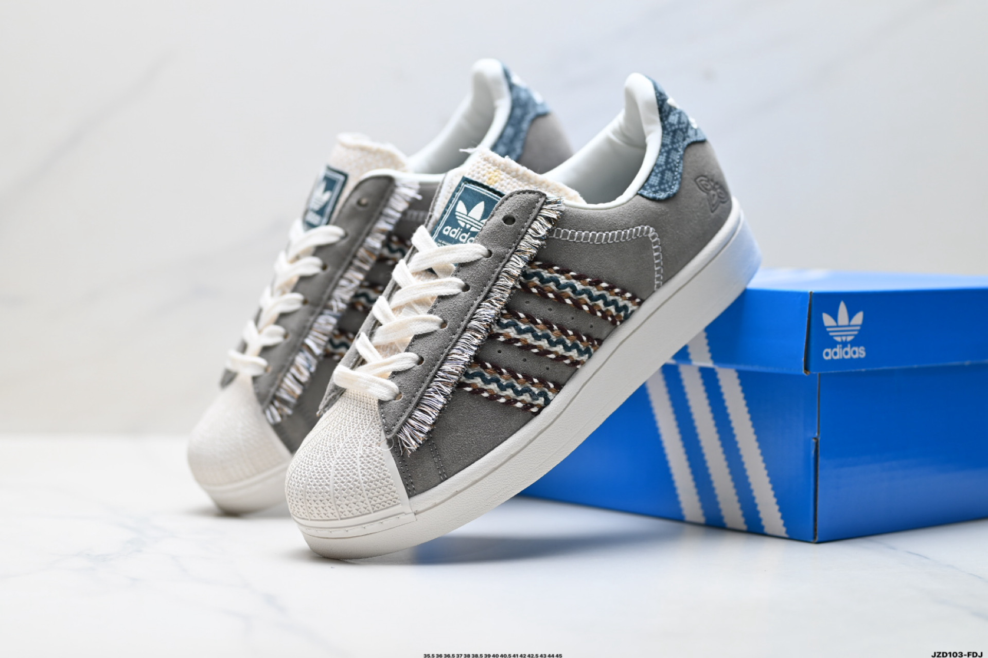 Adidas Originals Superstar贝壳头系列 阿迪达斯 低帮经典百搭休闲运动板鞋 KH5904