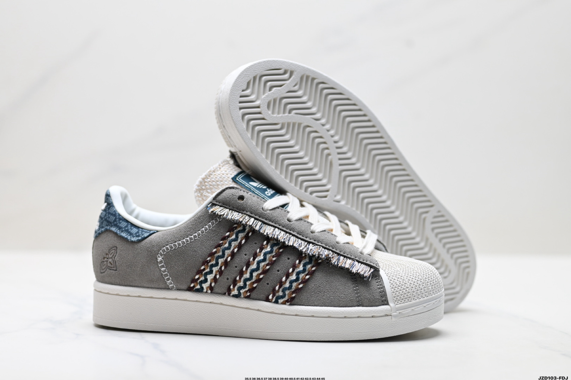 Adidas Originals Superstar贝壳头系列 阿迪达斯 低帮经典百搭休闲运动板鞋 KH5904